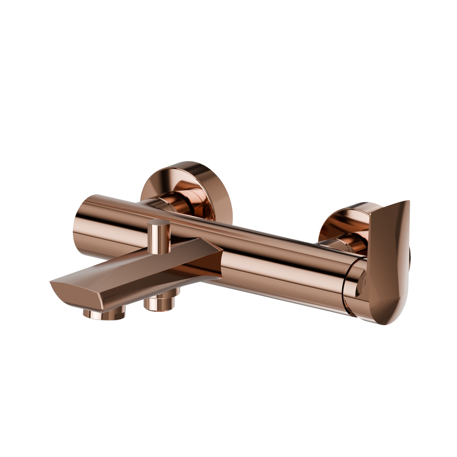 Externer Badewannen-Einhebel-Mischer mit automatischer Wannen-/Brauseumstellung - oberfläche PVD Copper Bronze