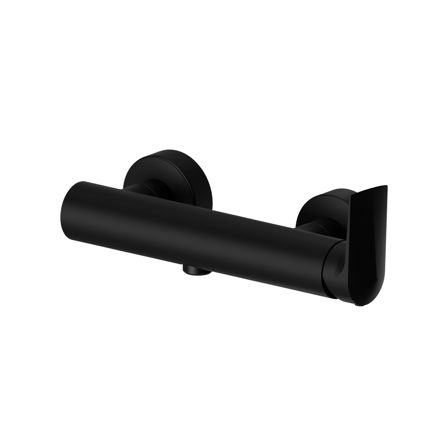Single lever exposed shower mixer - finish Matt Black
