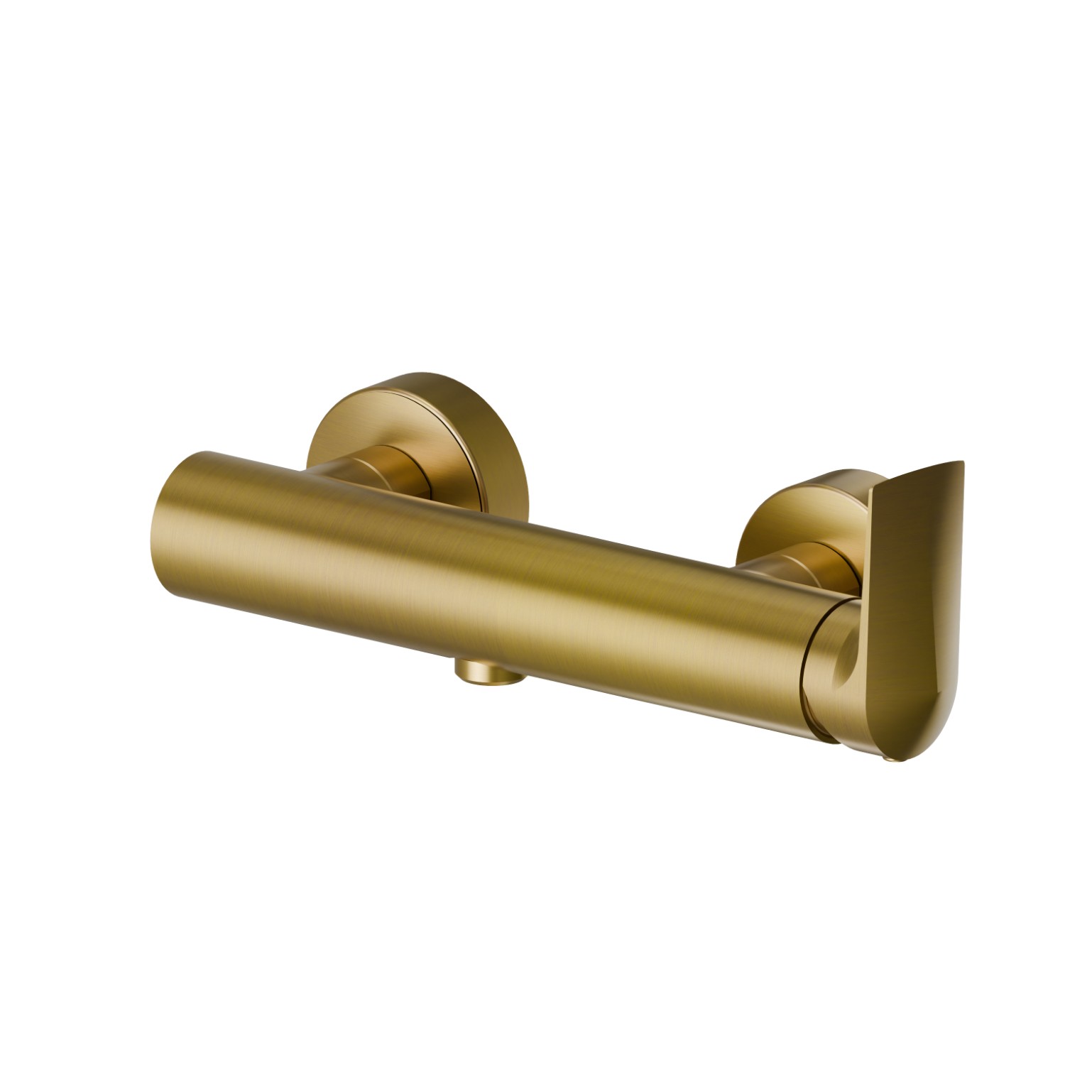 Single lever exposed shower mixer - finish PVD Brushed Gold