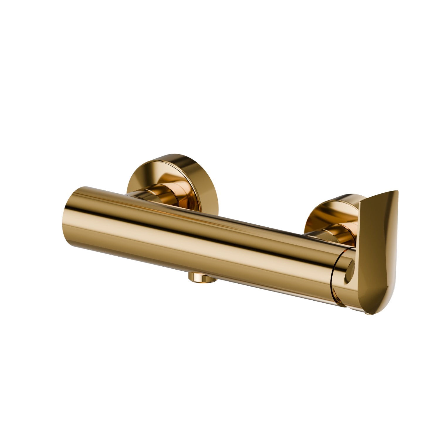 Single lever exposed shower mixer - finish PVD Glossy Gold