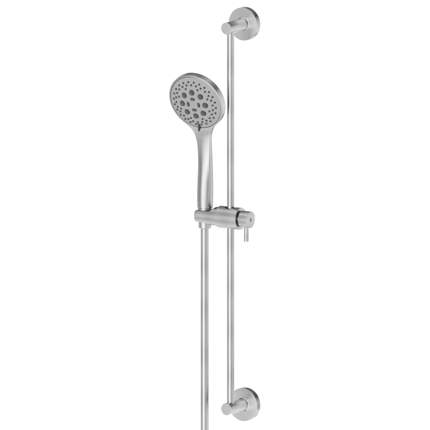 Duschstange komplett mit 3-Strahl-Handbrause aus ABS und flexiblem Schlauch L=150 cm - oberfläche PVD Edelstahl 
