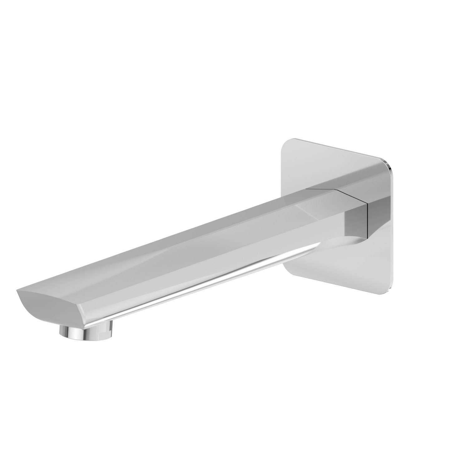 Wall spout for bath group with 1/2” connection - finish Chrome
