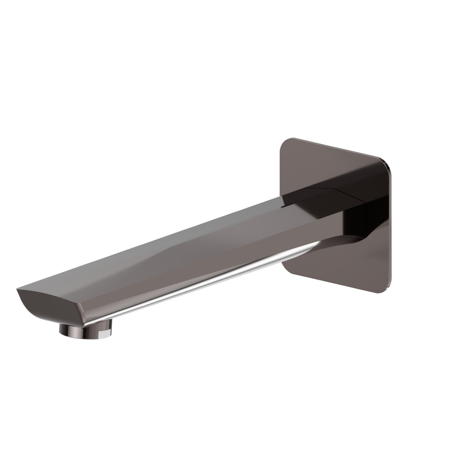Wall spout for bath group with 1/2” connection - finish PVD Gun Metal
