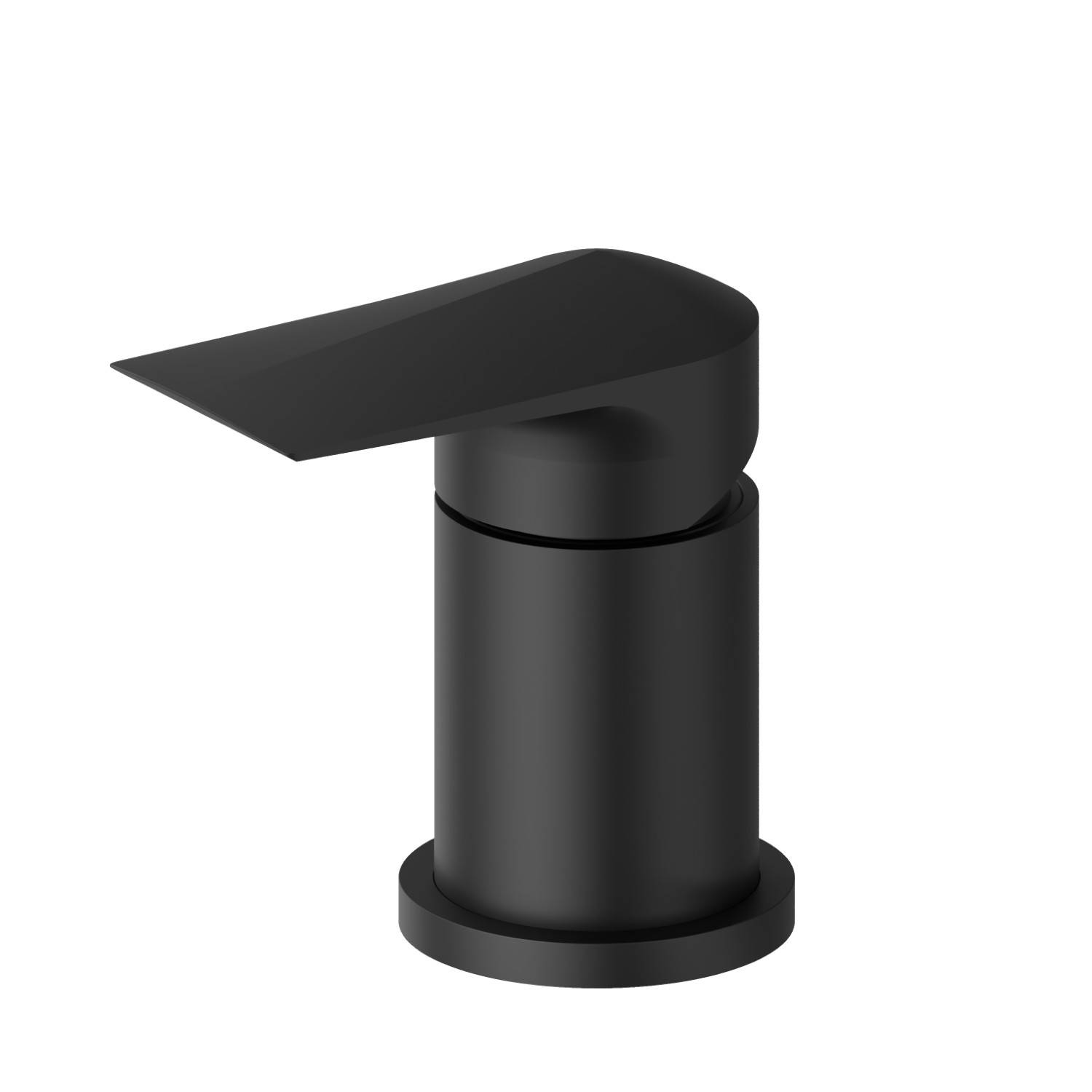 Deck-mounted mixer - finish Matt Black