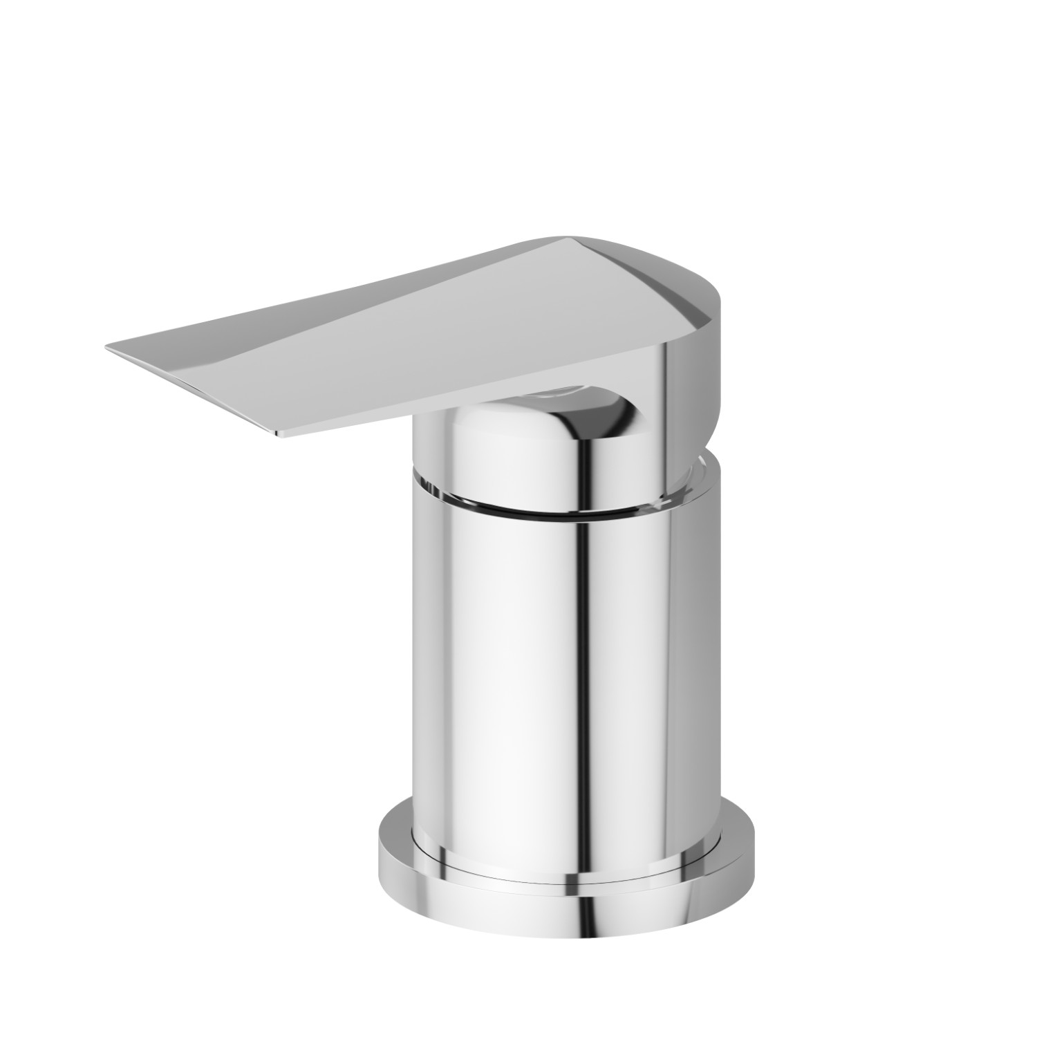 Deck-mounted mixer - finish Chrome