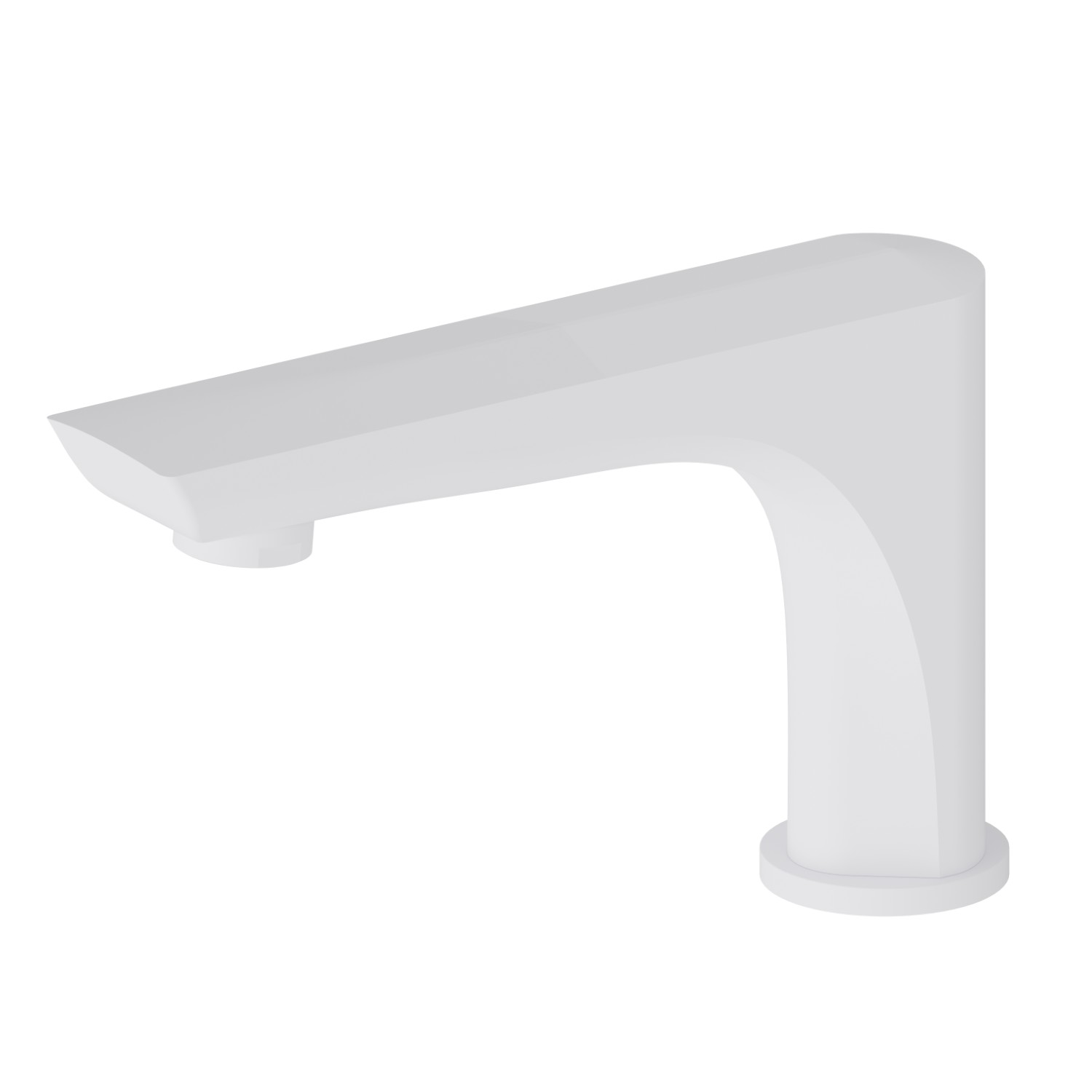 Deck-mounted spout - finish Matt White