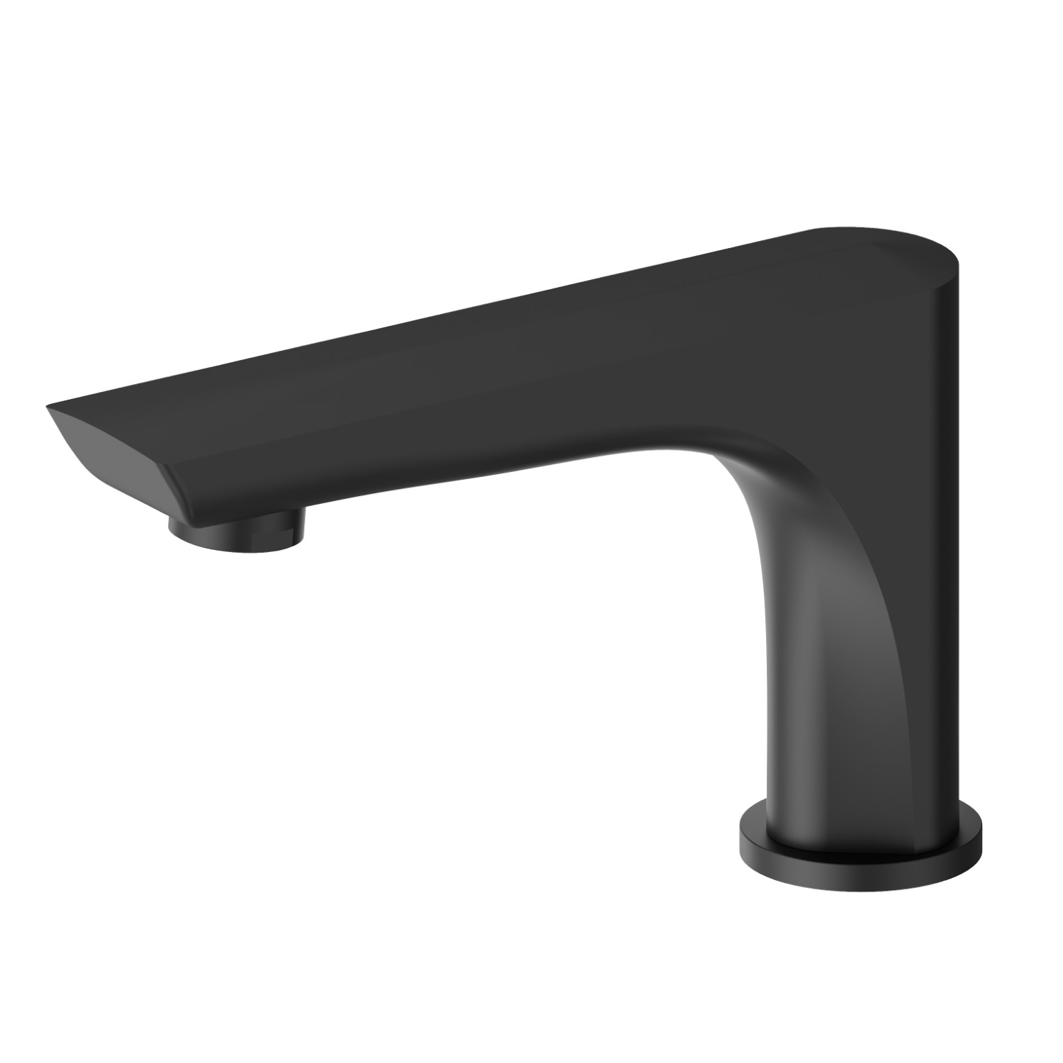Deck-mounted spout - finish Matt Black