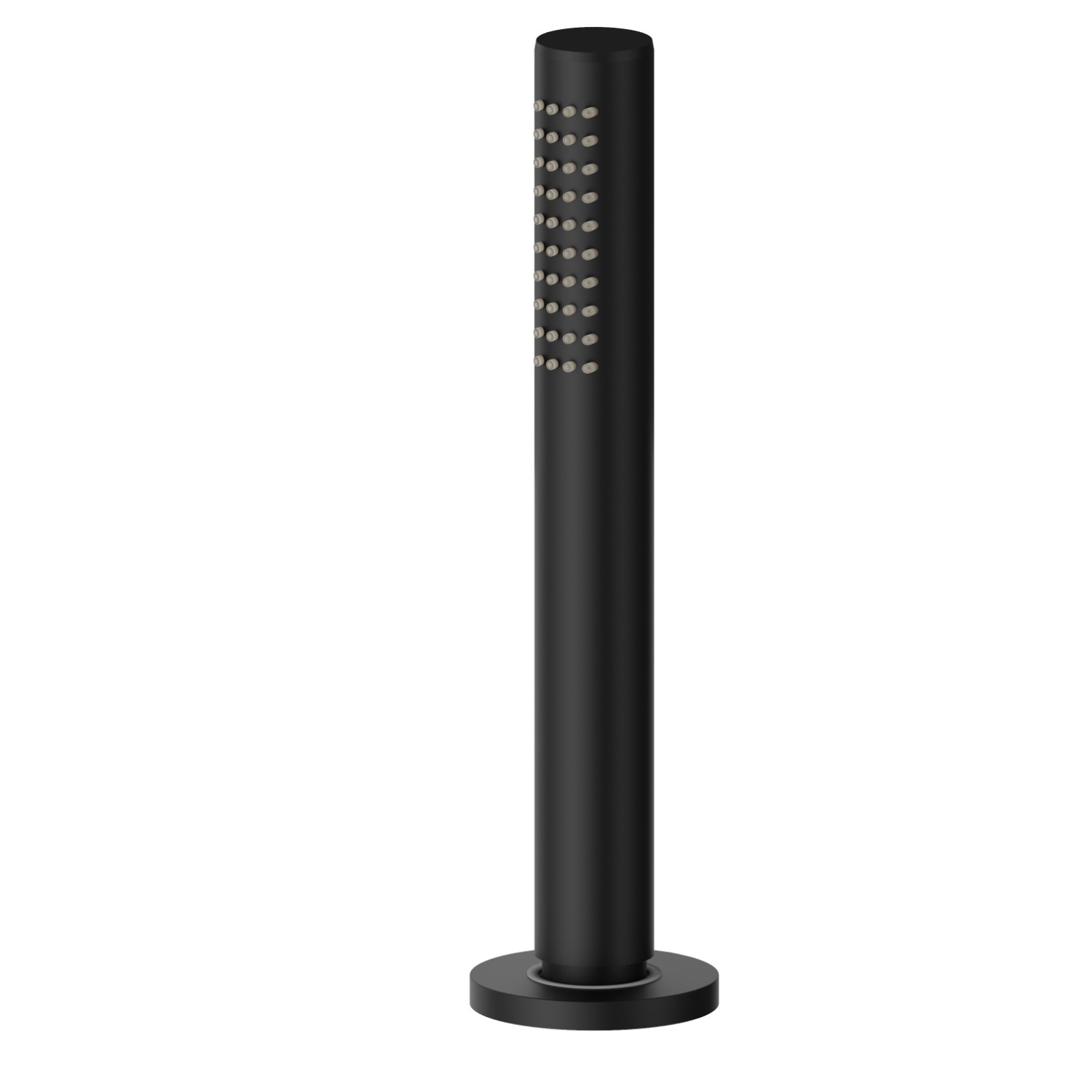 Complete hand brass shower set for deck-mounted set - finish Matt Black