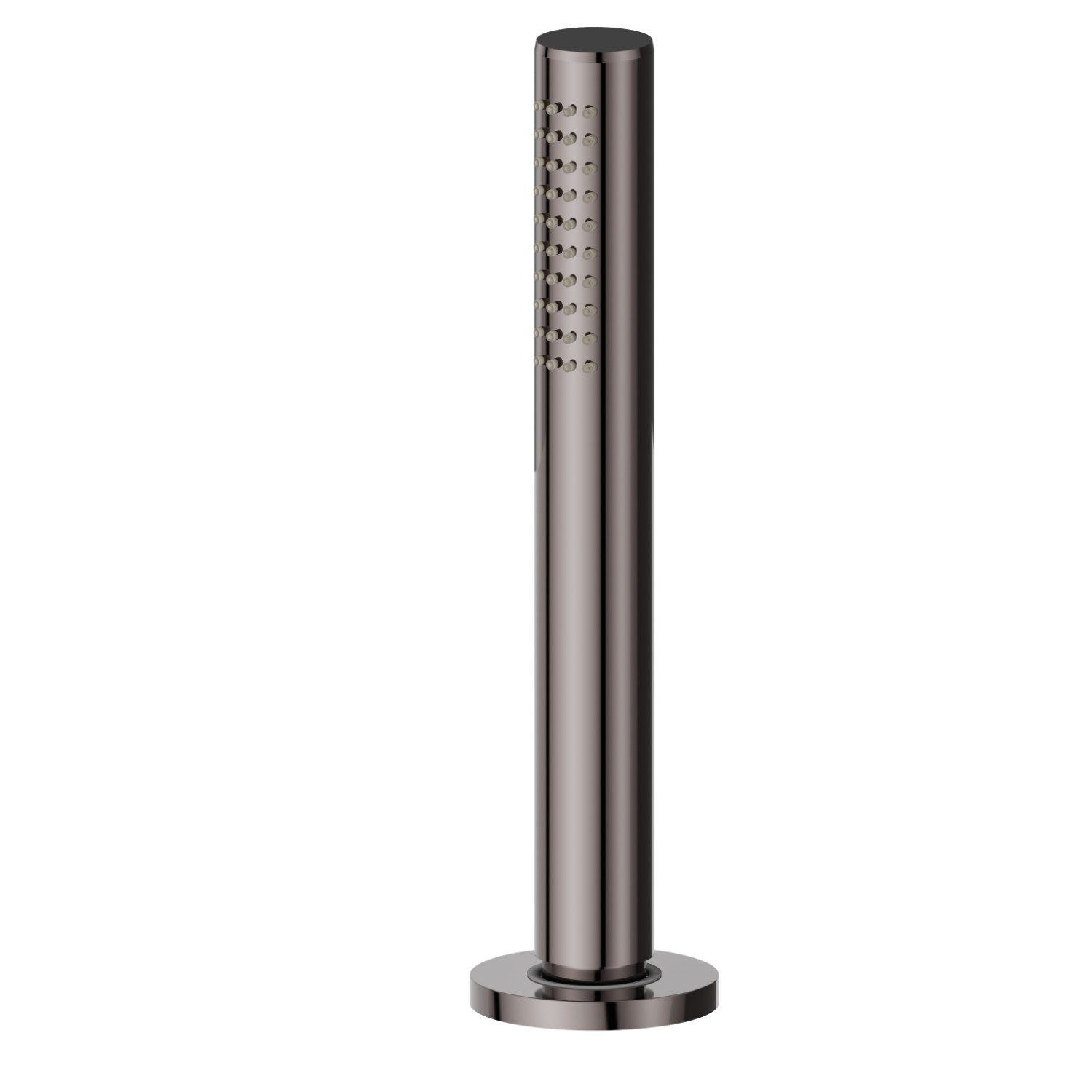 Complete hand brass shower set for deck-mounted set - finish PVD Gun Metal