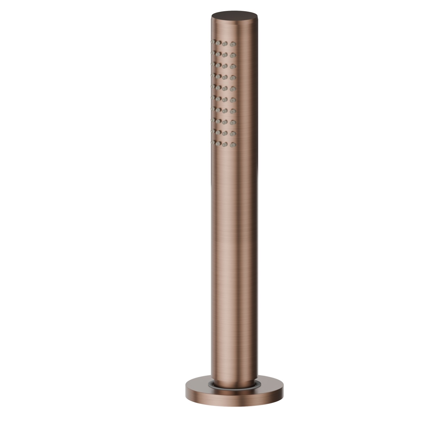 Complete hand brass shower set for deck-mounted set - finish PVD Brushed Copper Bronze
