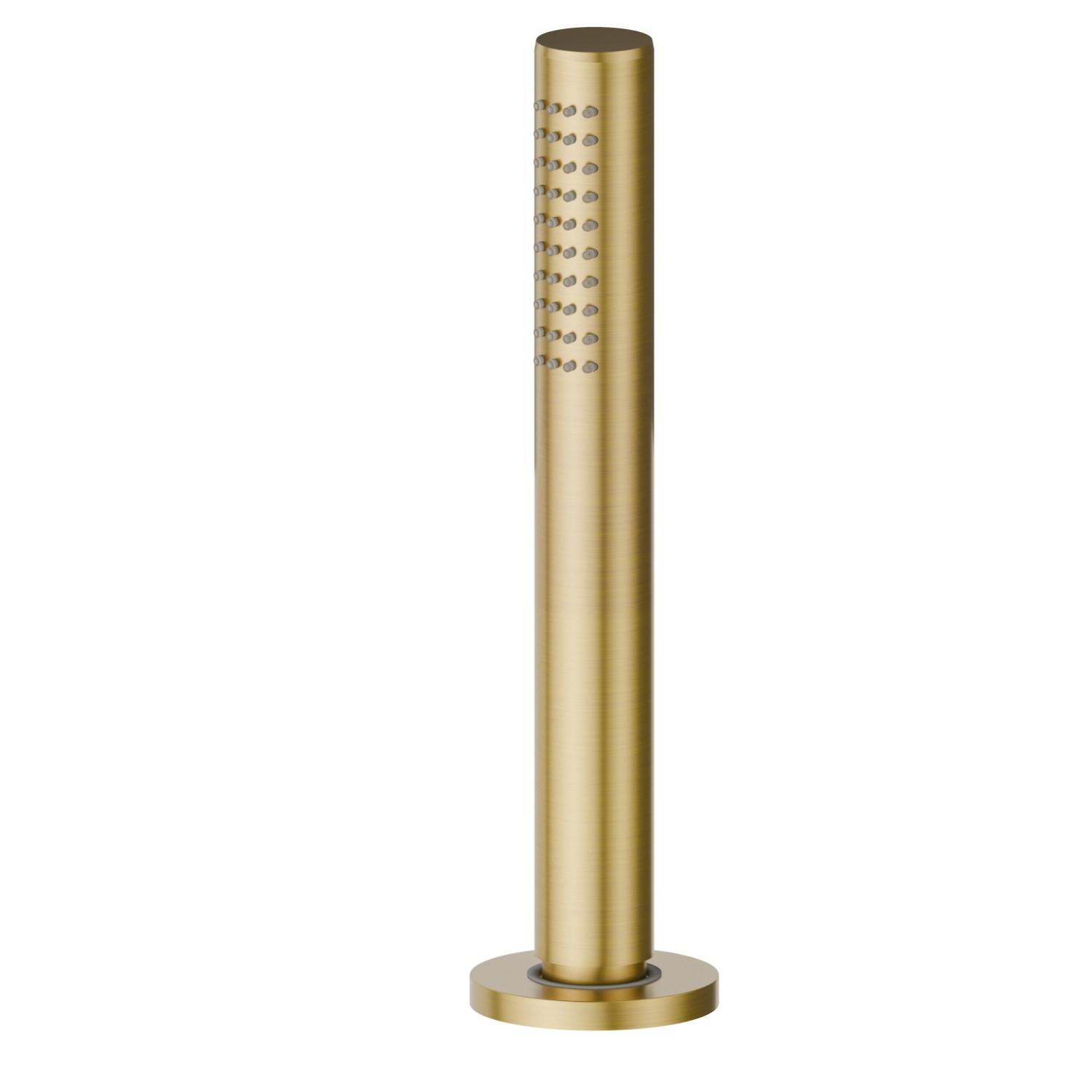 Complete hand brass shower set for deck-mounted set - finish PVD Brushed Gold