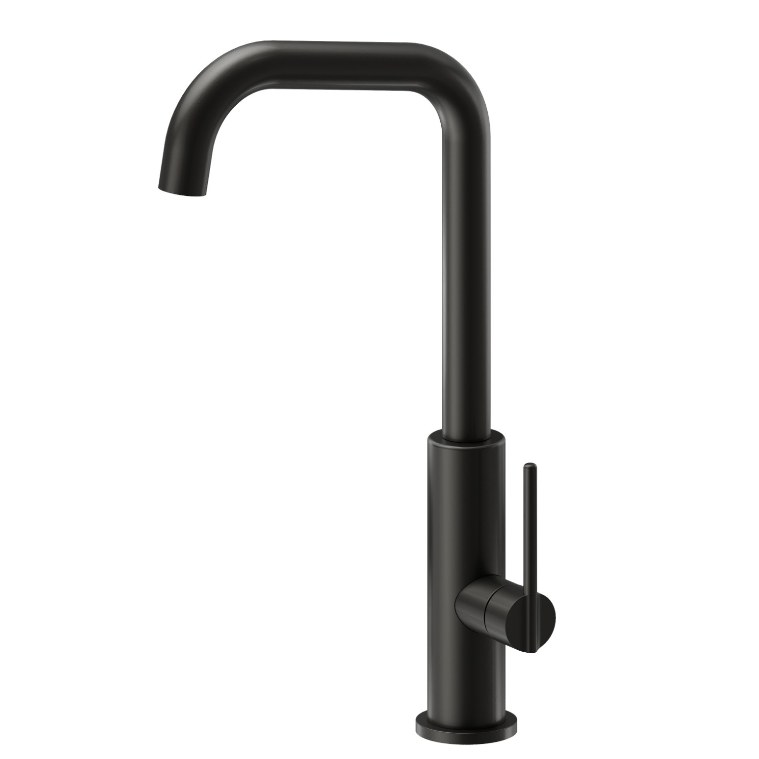 Einhebel-Spültischmischer mit quadratischem Schwenkauslauf - oberfläche Carbon Satin