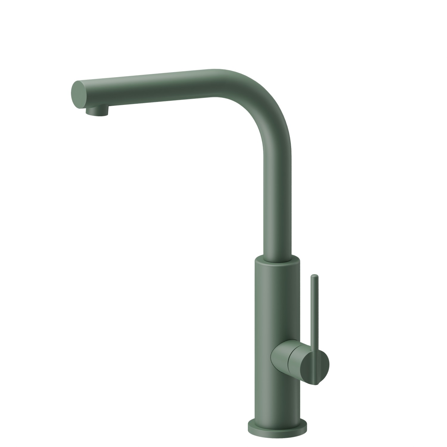 Single-lever sink mixer with L swivel spout - finish Soft Eucalypt