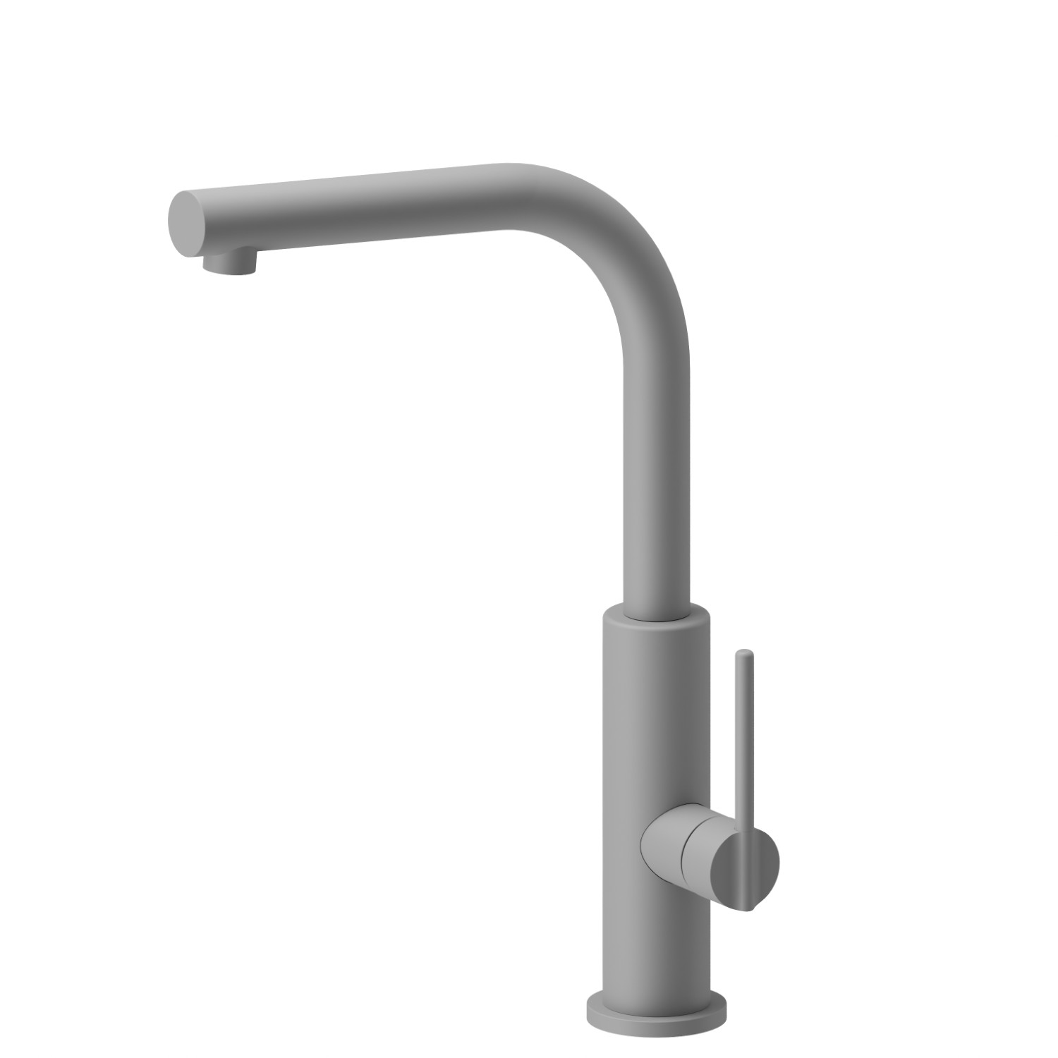 Single-lever sink mixer with L swivel spout - finish Soft Cortex