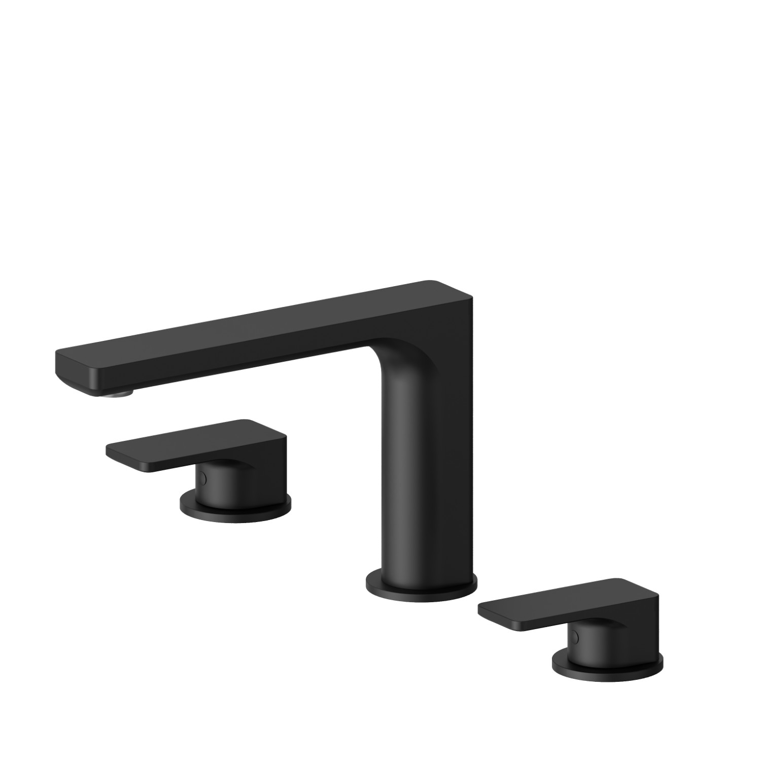 3-hole basin group. 1/2” T piece - finish Matt Black