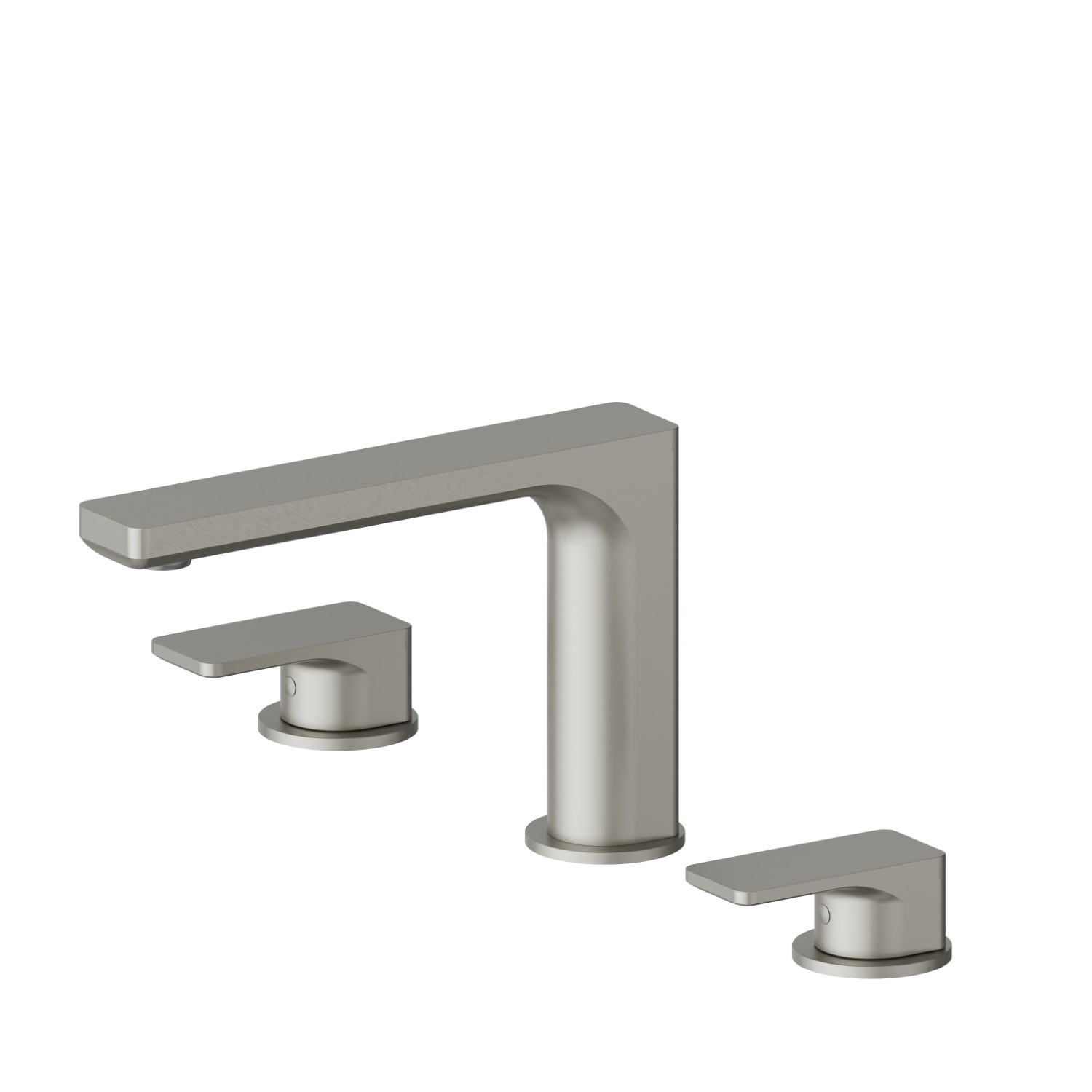 3-hole basin group. 1/2” T piece - finish Titanium Satin