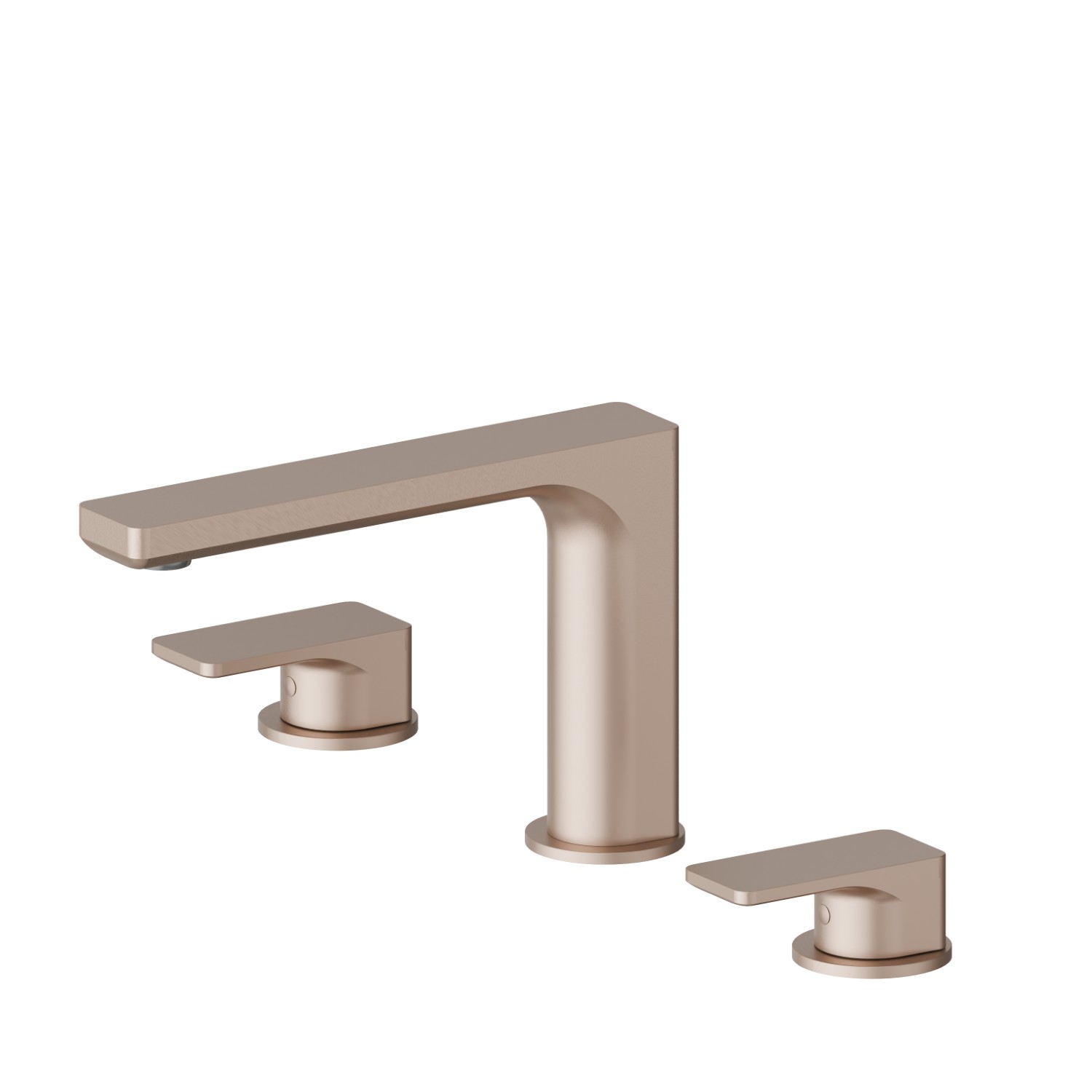 3-hole basin group. 1/2” T piece - finish Copper Satin