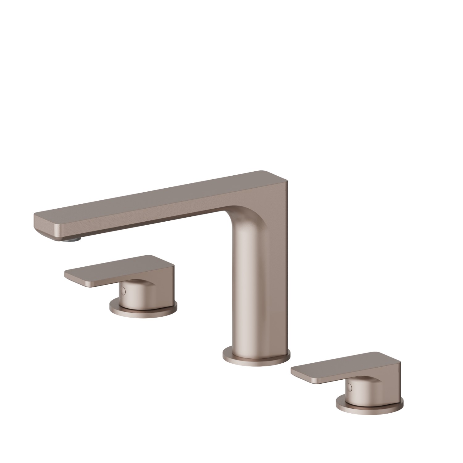3-hole basin group. 1/2” T piece - finish Copper Glossy