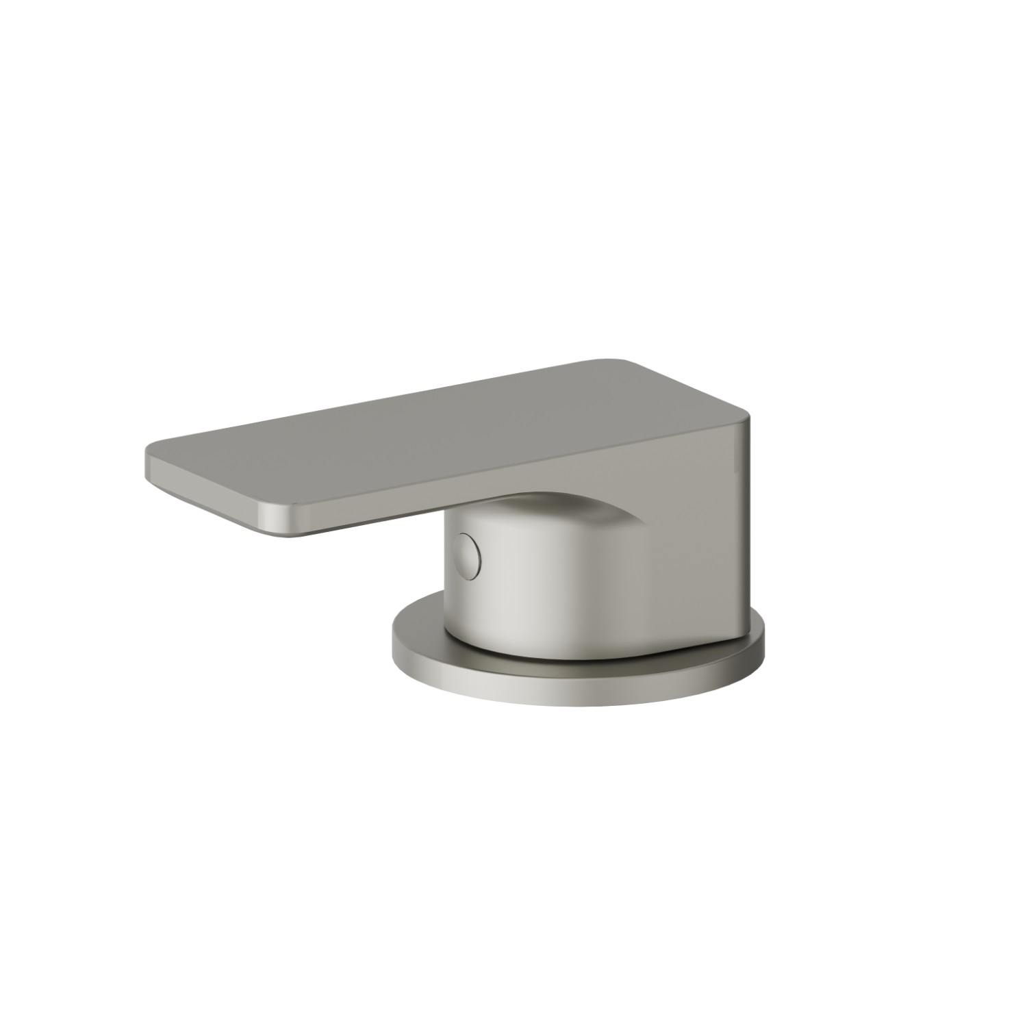 Single lever deck-mounted washbasin control - finish Titanium Satin