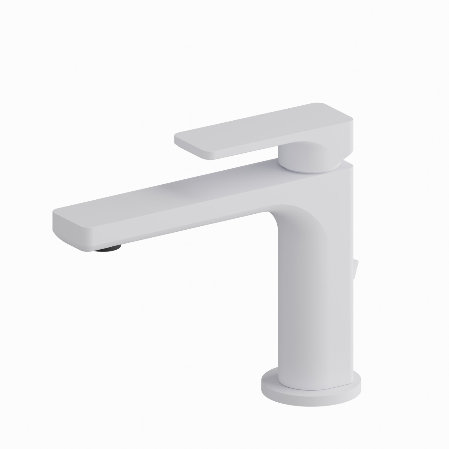 Single lever basin mixer - finish Matt White