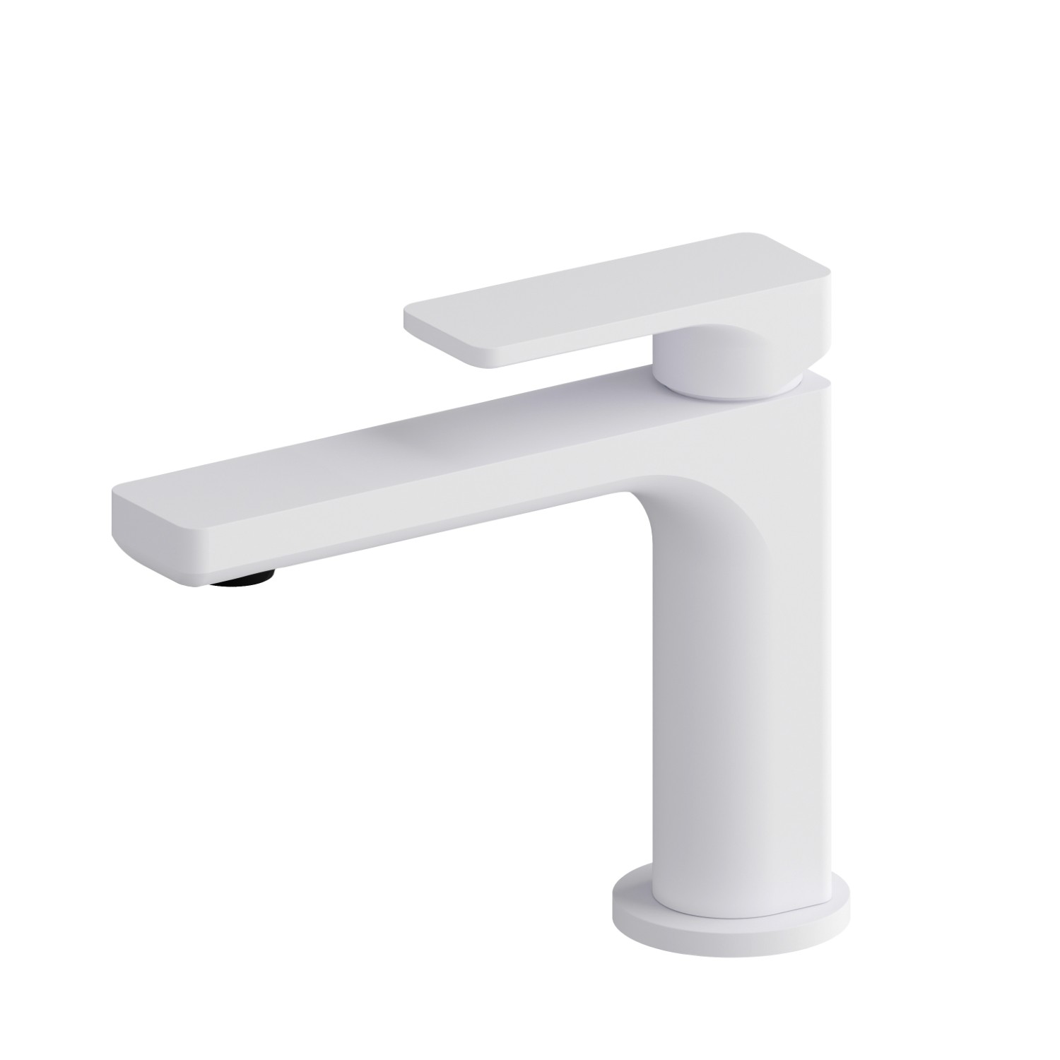 Single lever basin mixer - finish Matt White
