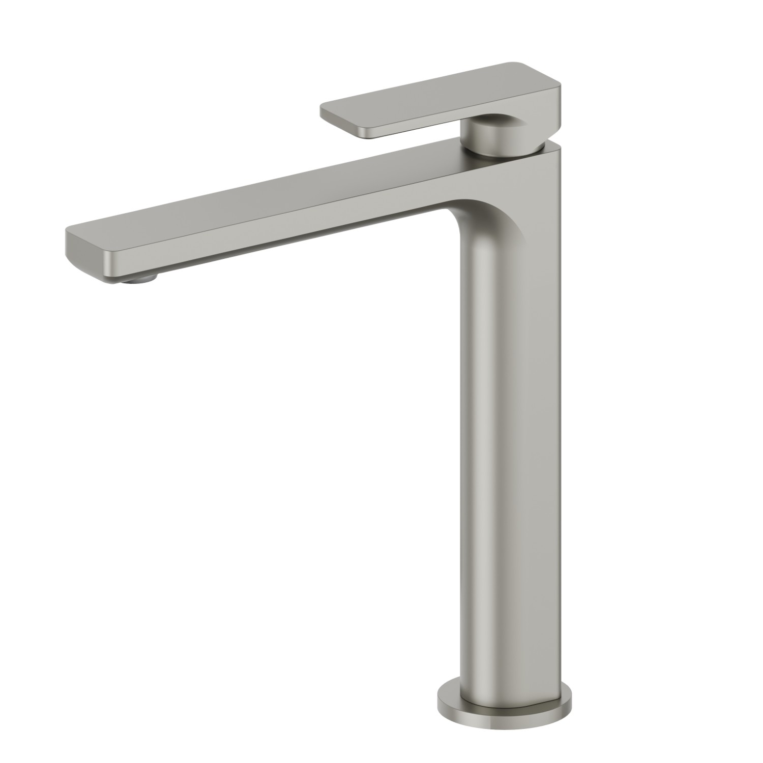 Single lever basin mixer, medium version, for above counter basin - finish Titanium Satin