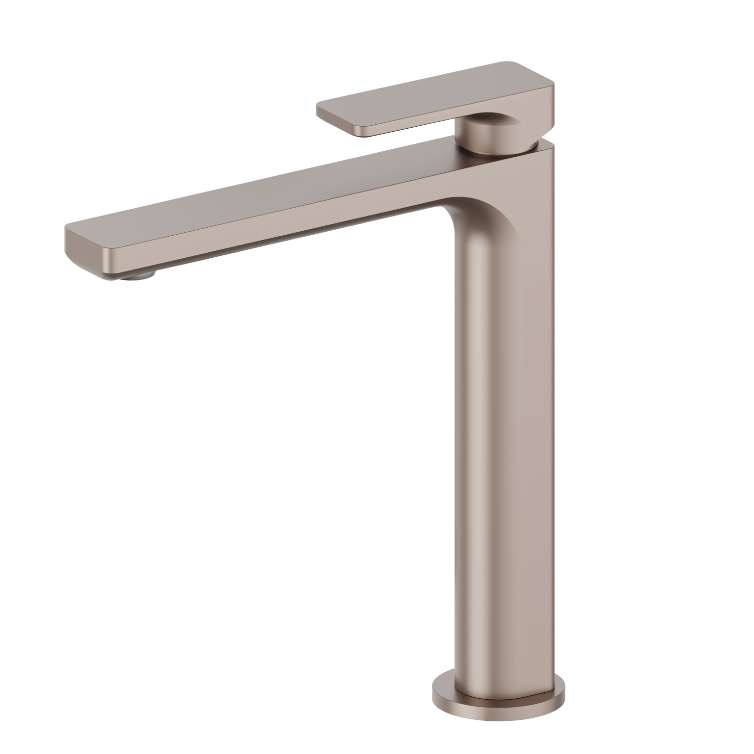 Single lever basin mixer, medium version, for above counter basin - finish Copper Glossy