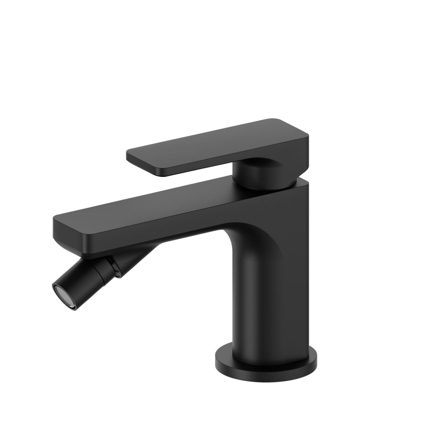 Single lever bidet mixer - finish Matt Black