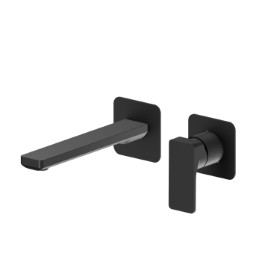 Single lever wall mixer group - finish Matt Black