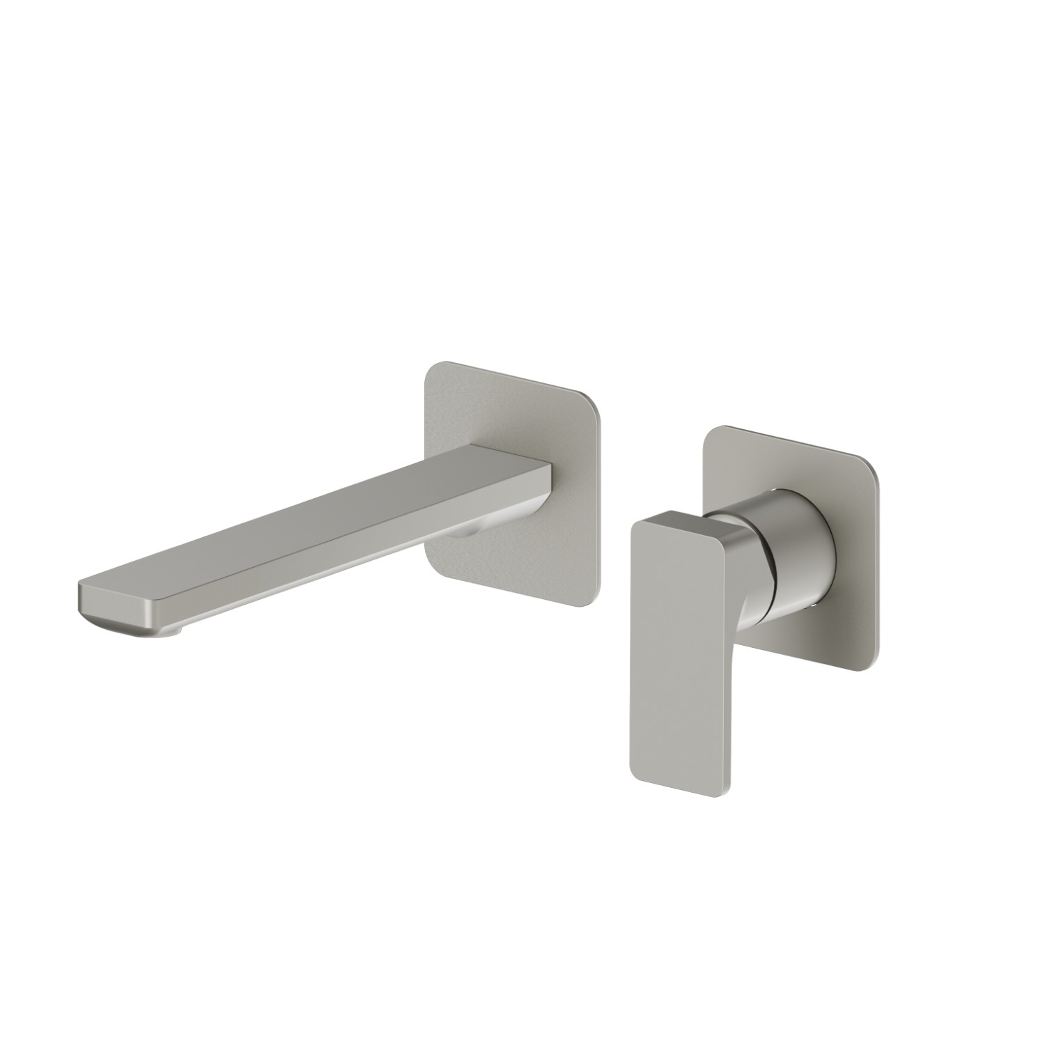 Single lever wall mixer group - finish Titanium Satin