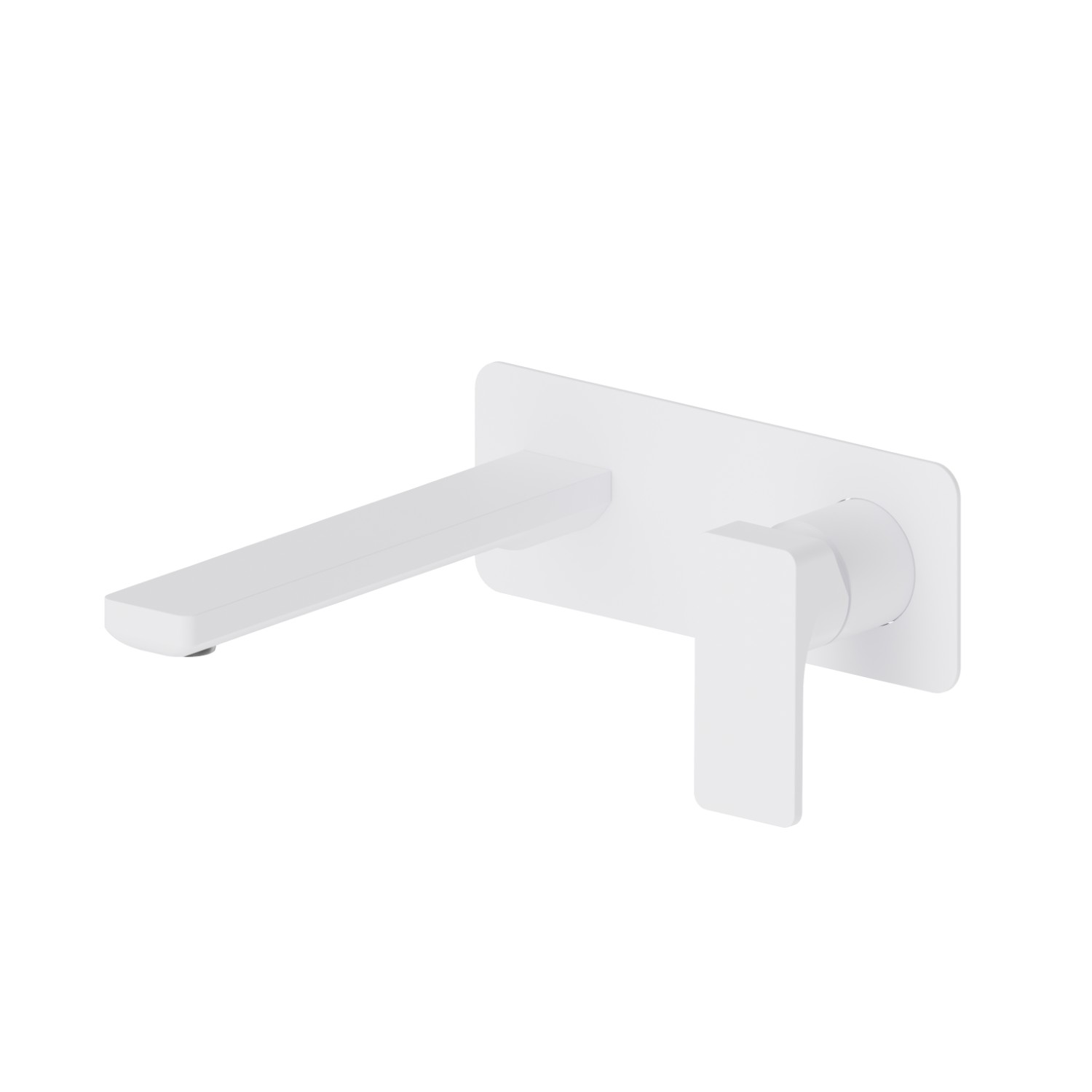 Single lever wall mixer group - finish Matt White