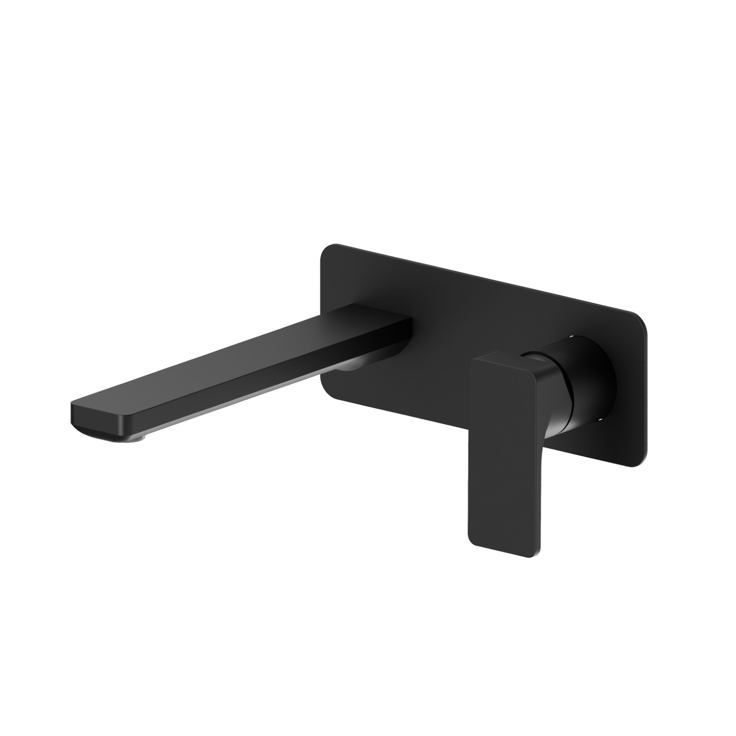 Single lever wall mixer group - finish Matt Black
