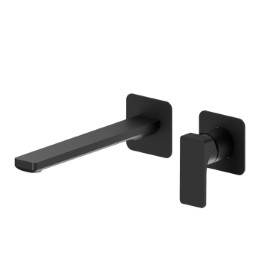 Single lever wall mixer group - finish Matt Black