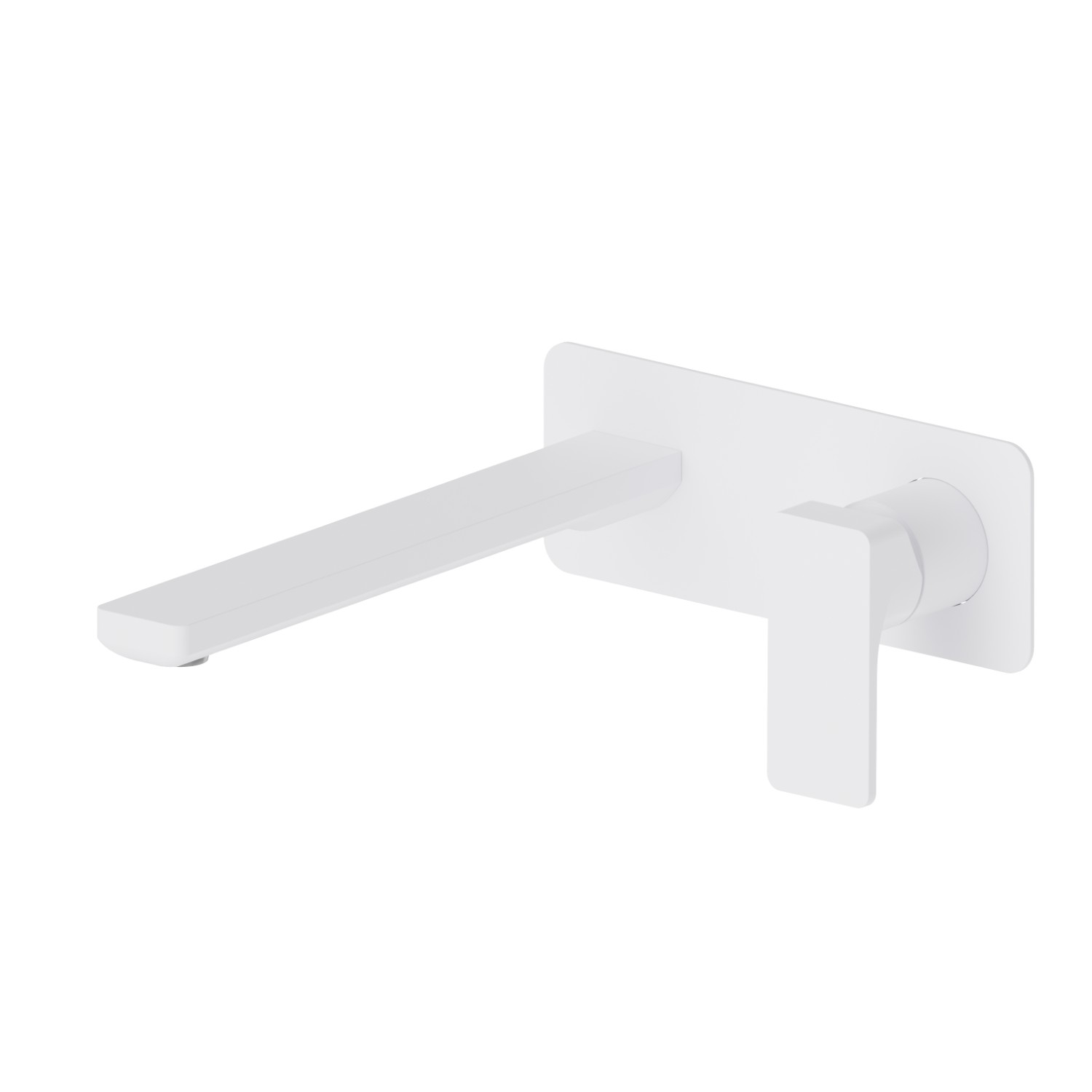 Single lever wall mixer group  - finish Matt White