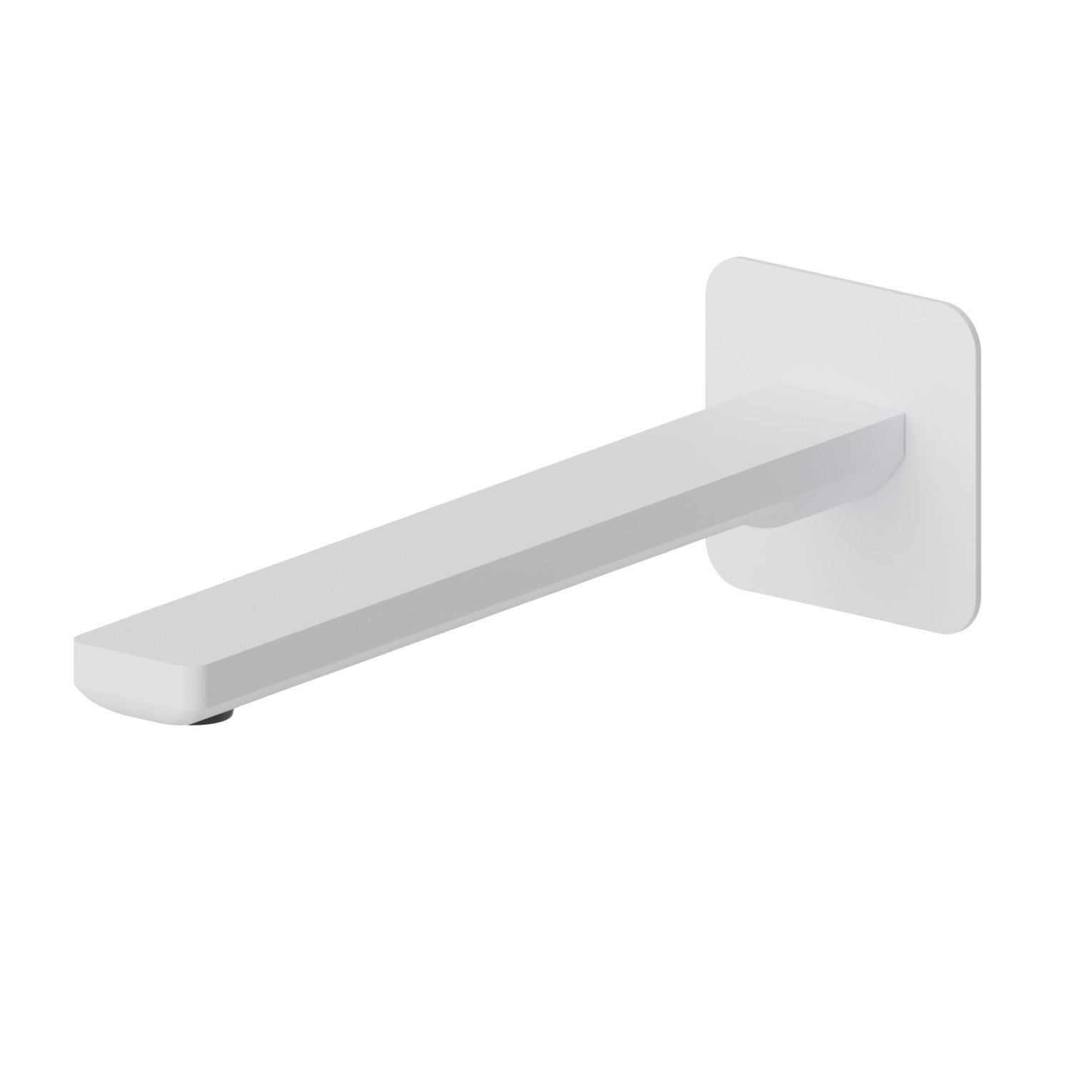 Wall spout for basin group with 1/2” connection - finish Matt White