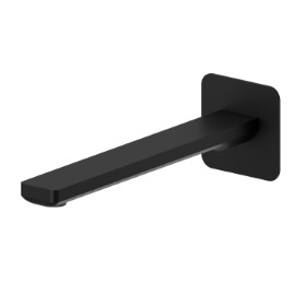 Wall spout for basin group with 1/2” connection - finish Matt Black