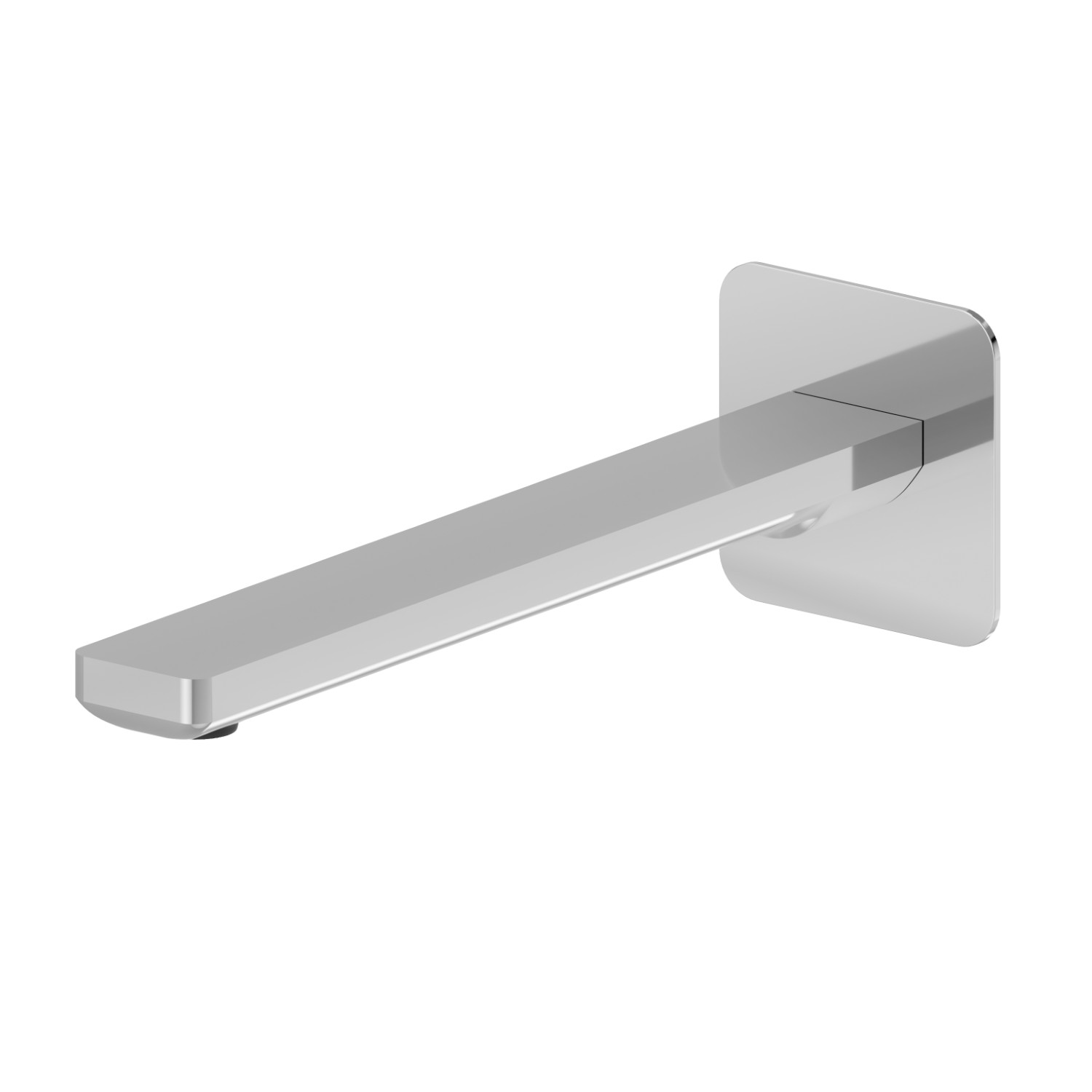 Wall spout for basin group with 1/2” connection - finish Chrome