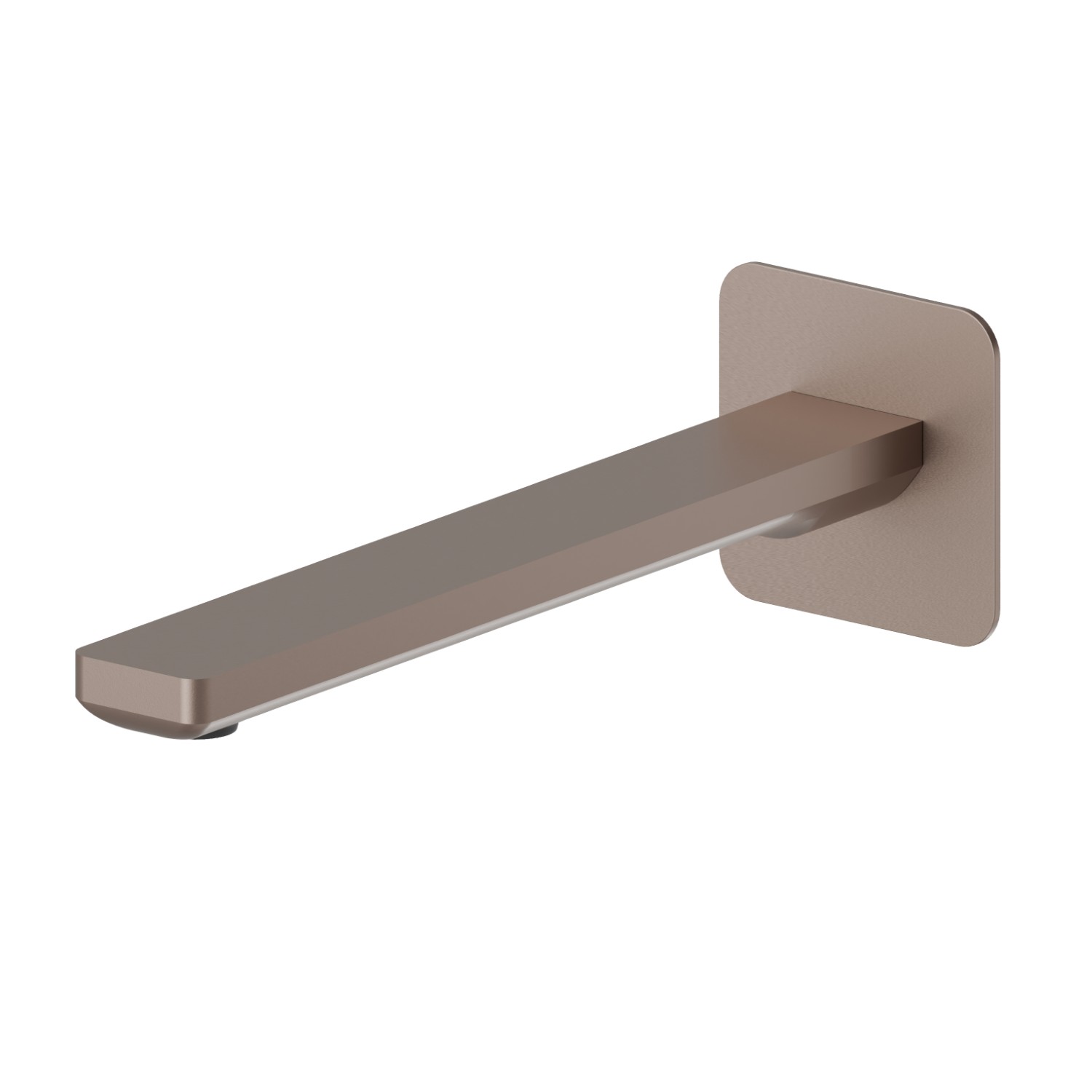 Wall spout for basin group with 1/2” connection - finish Copper Glossy