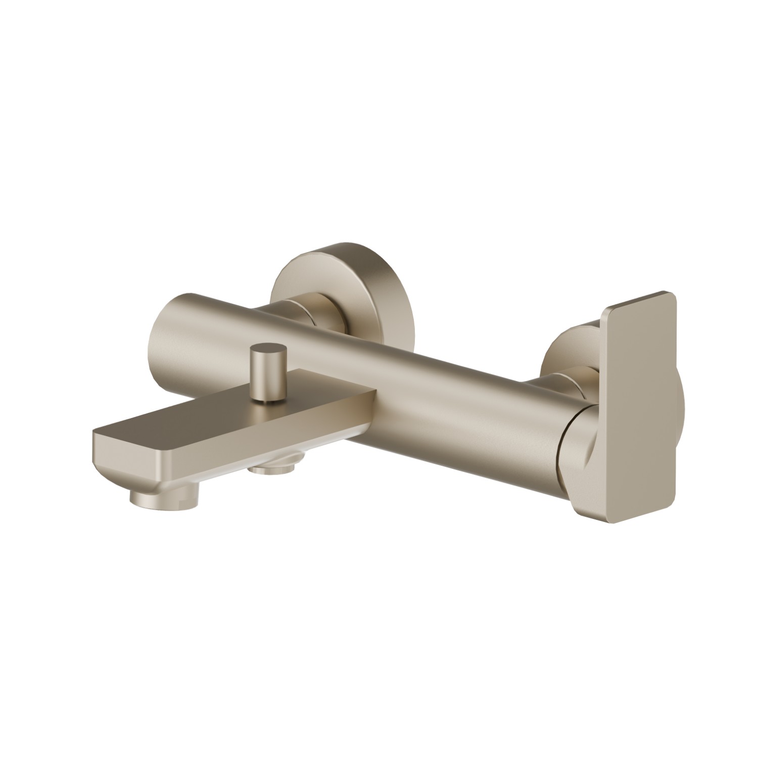Single lever exposed bath mixer automatic diverter bath/shower set - finish Gold Satin