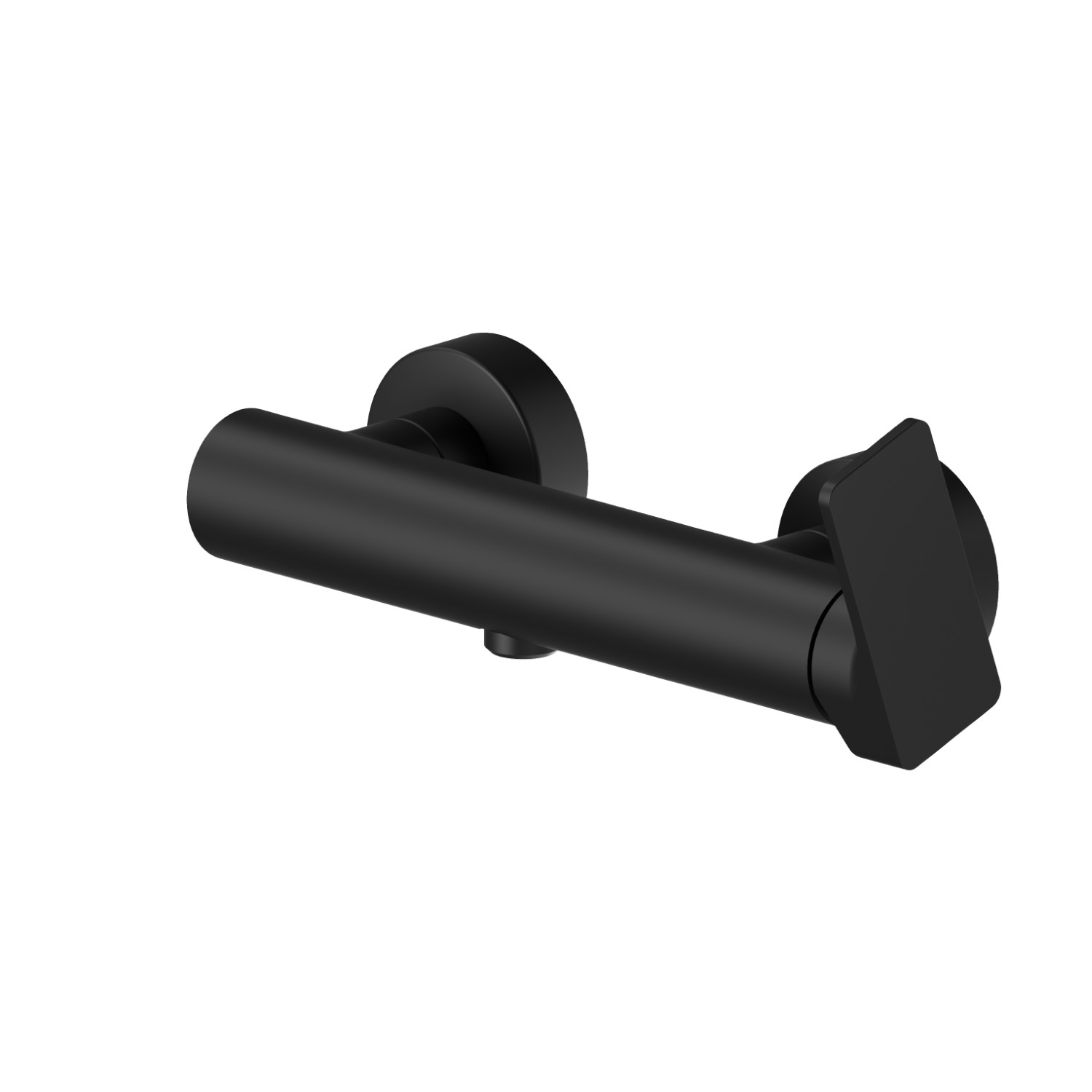 Single lever exposed shower mixer - finish Matt Black