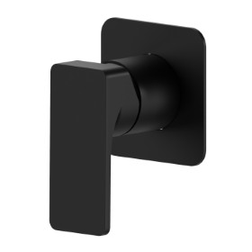 Single lever concealed mixer, to combine with a 3 ways out concealed diverter without stop. External part - finish Matt Black