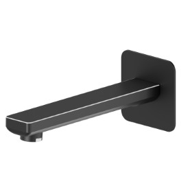 Wall spout for bath group with 1/2” connection - finish Matt Black