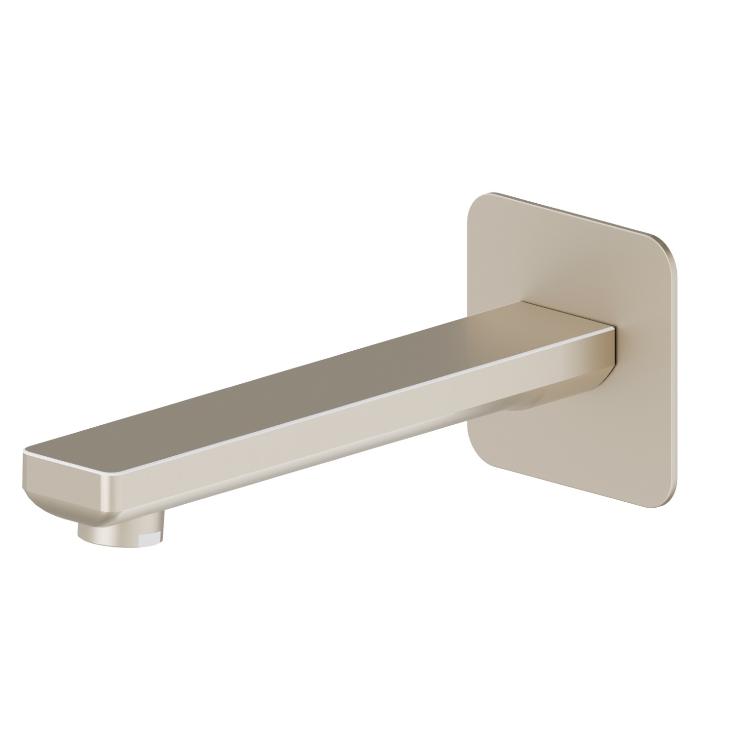 Wall spout for bath group with 1/2” connection - finish Gold Satin