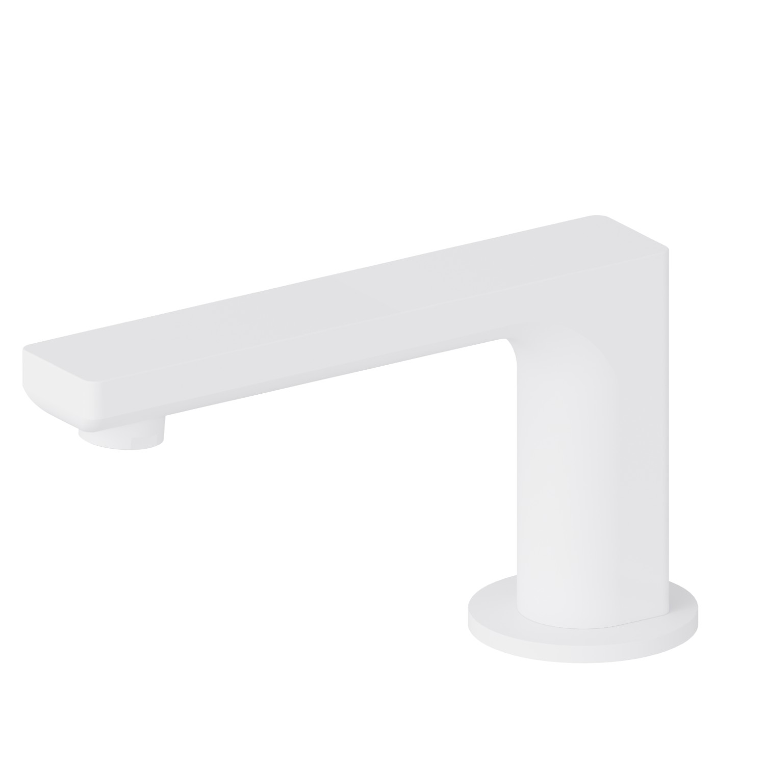 Deck-mounted spout - finish Matt White