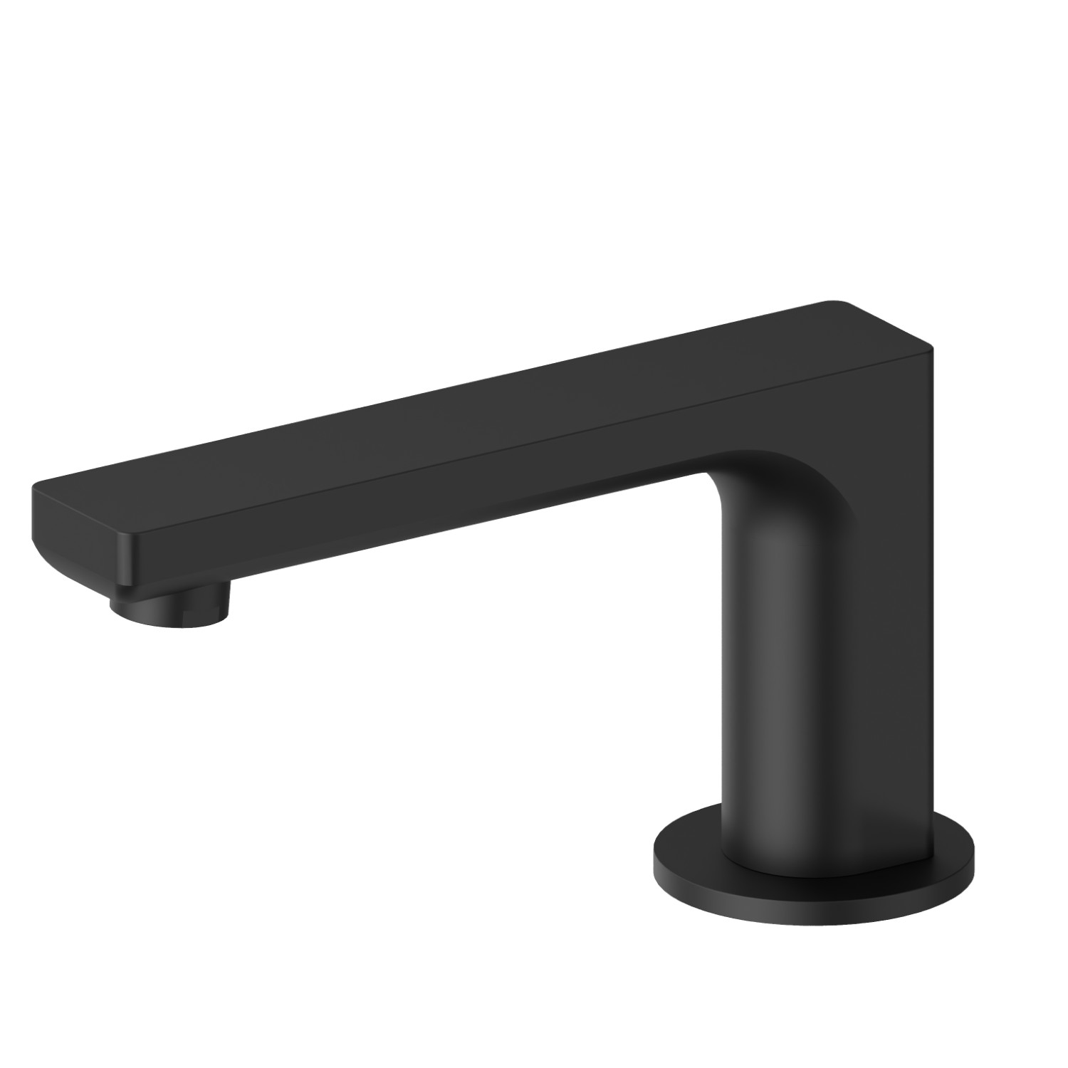 Deck-mounted spout - finish Matt Black