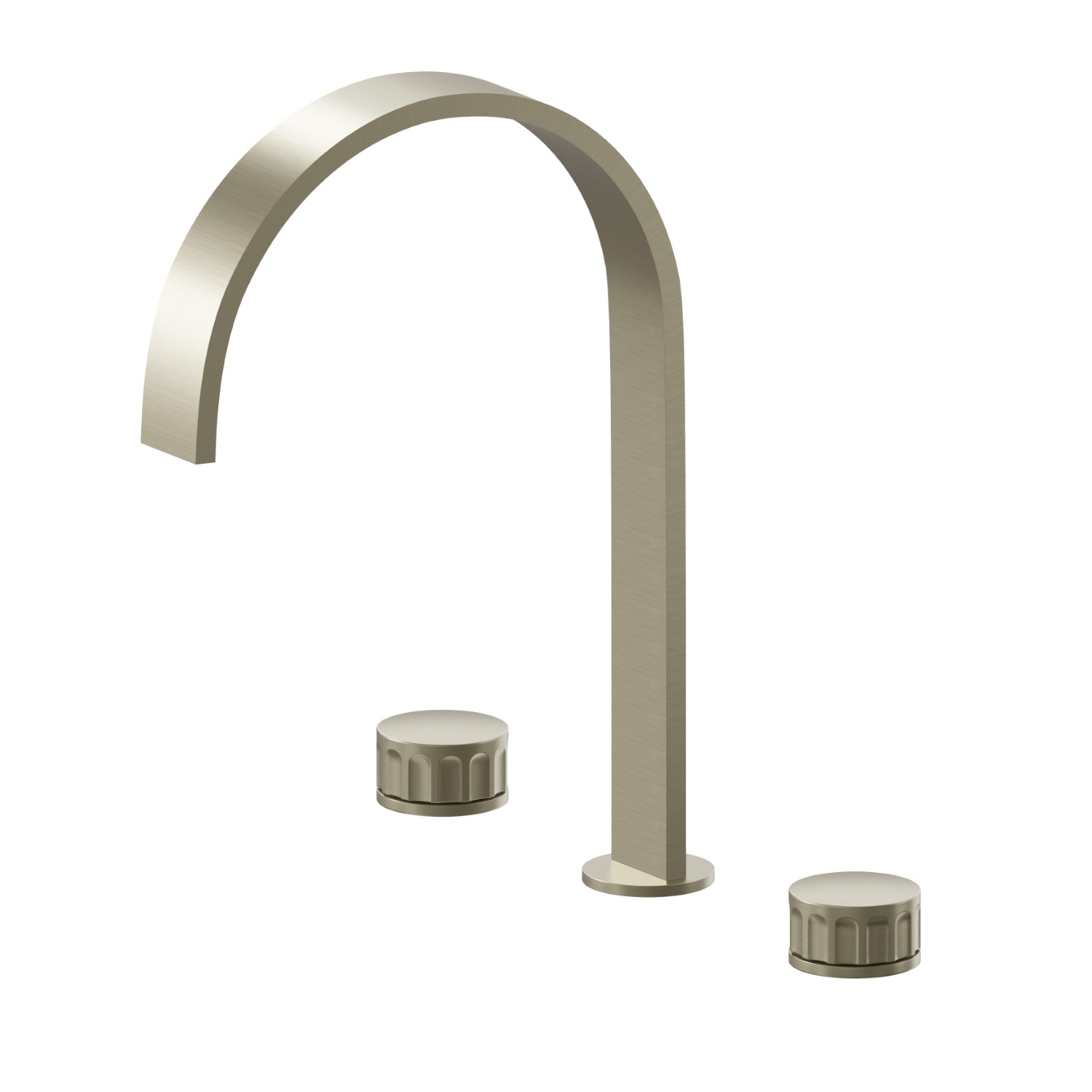 3-hole basin group. 1/2” T piece - finish PVD Brushed Pale Gold