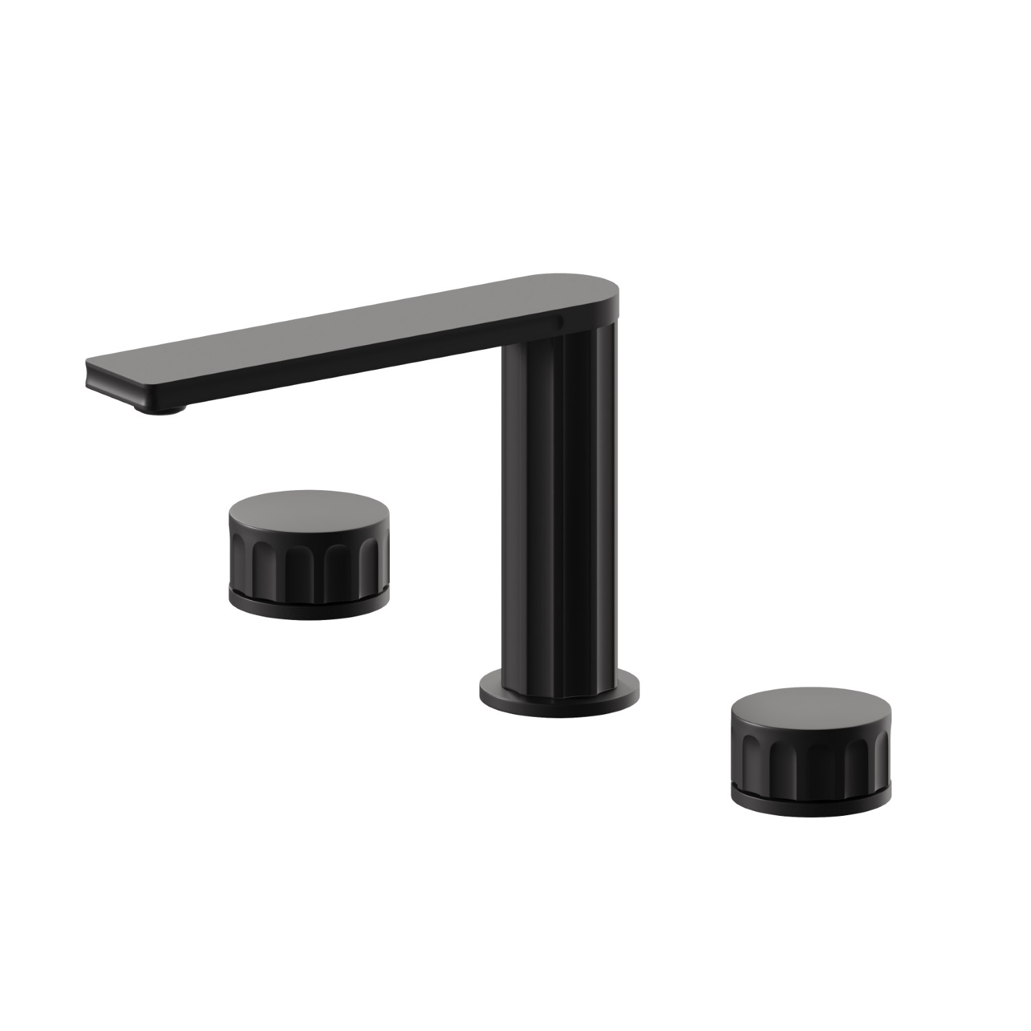3-hole basin group. 1/2” T piece - finish Matt Black