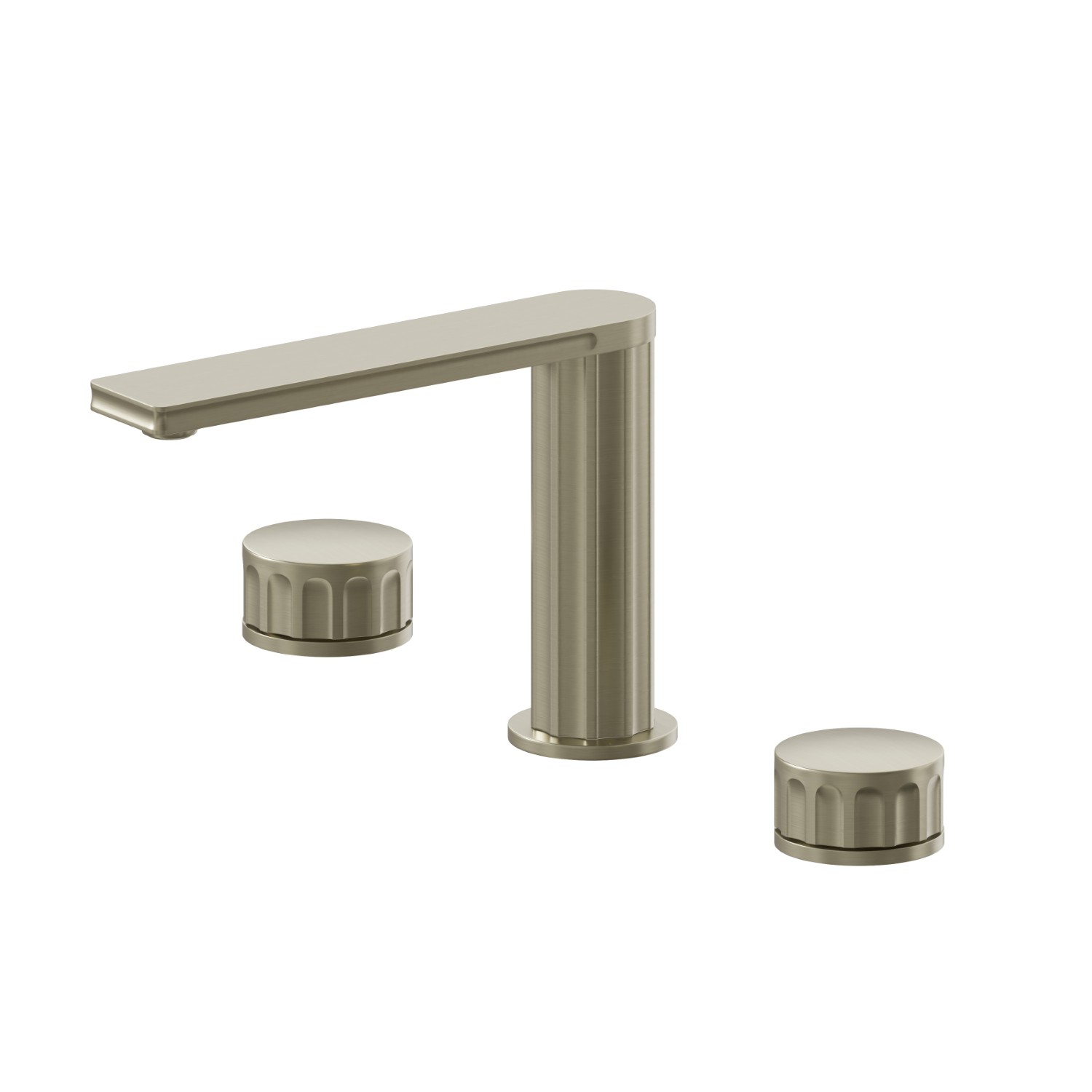 3-hole basin group. 1/2” T piece - finish PVD Brushed Pale Gold