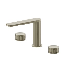 3-hole basin group. 1/2” T piece - finish PVD Brushed Pale Gold