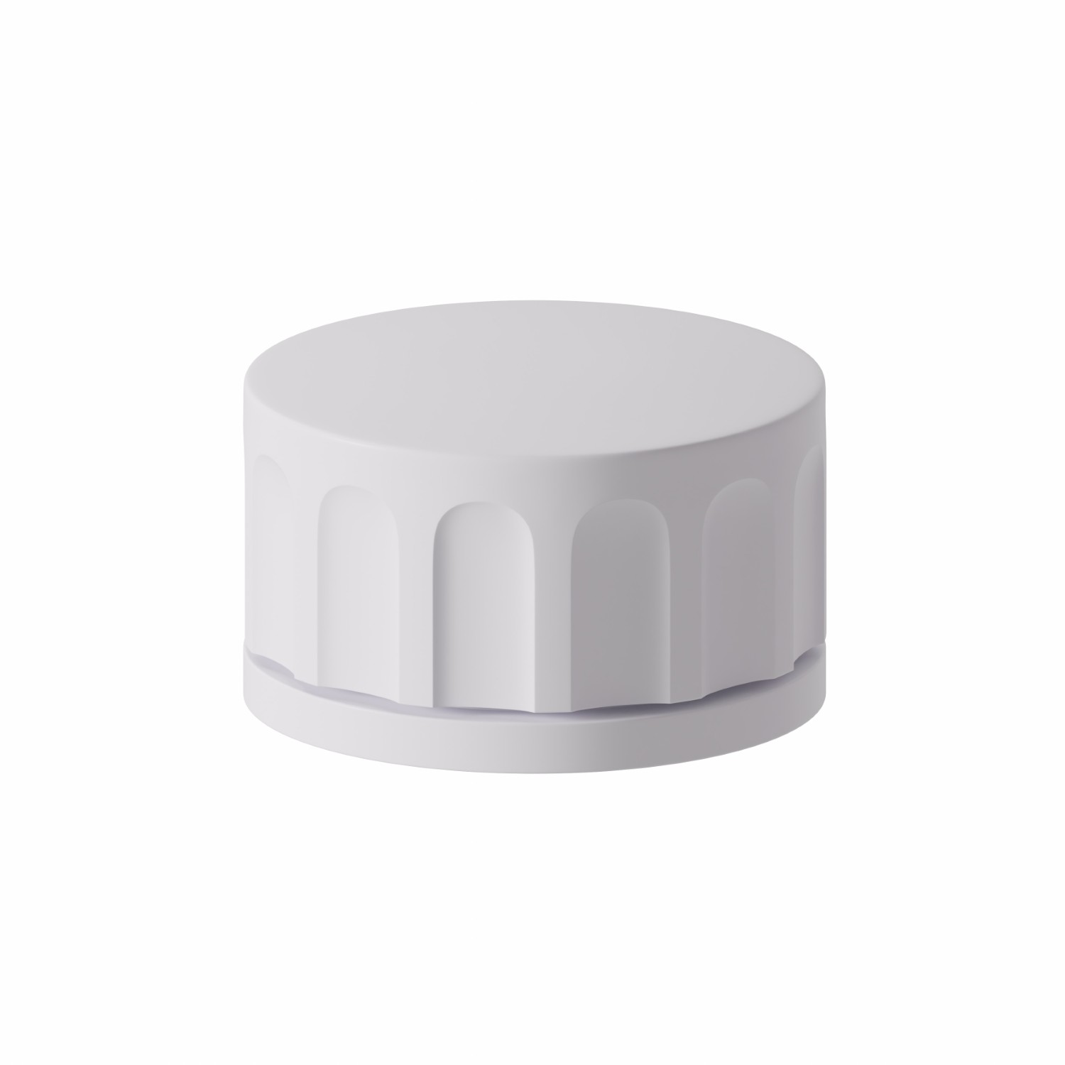 Single lever deck-mounted washbasin control - finish Matt White